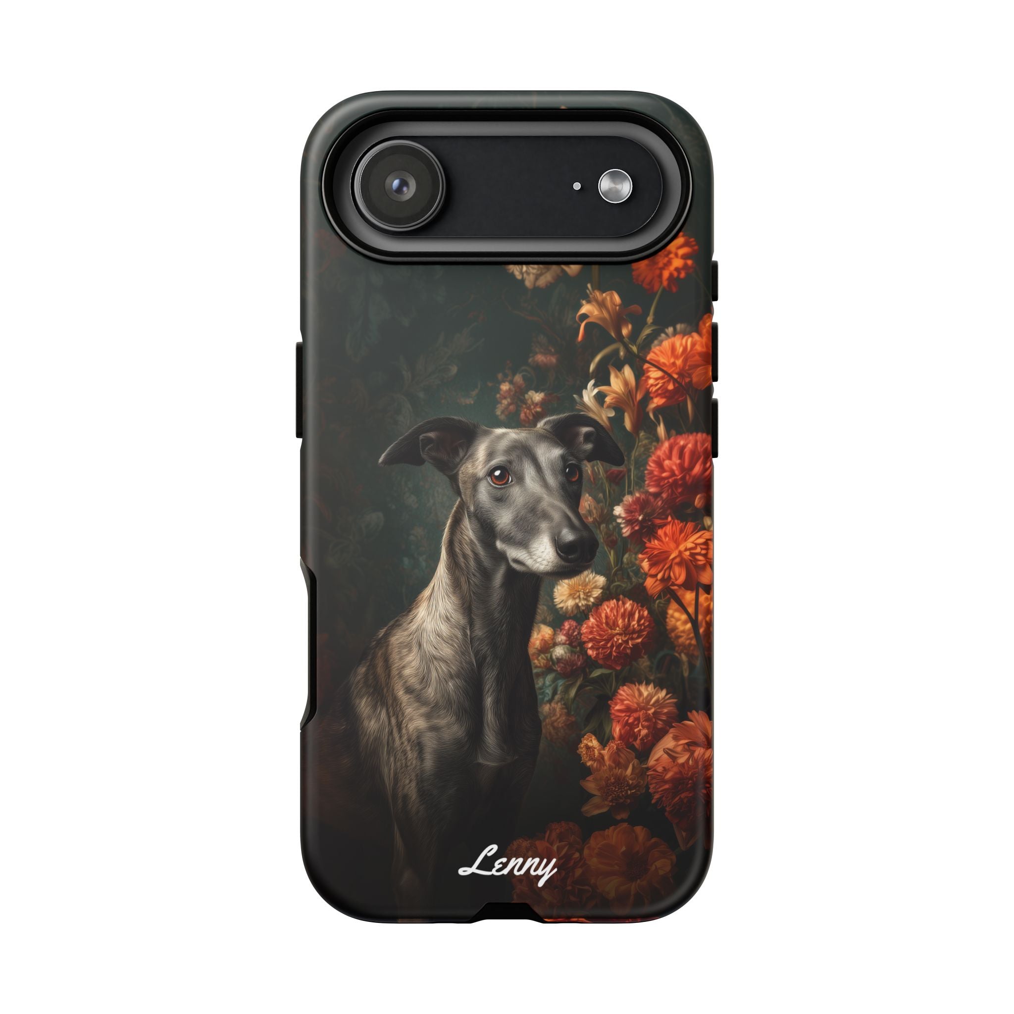 Botanical Greyhound Phone Case