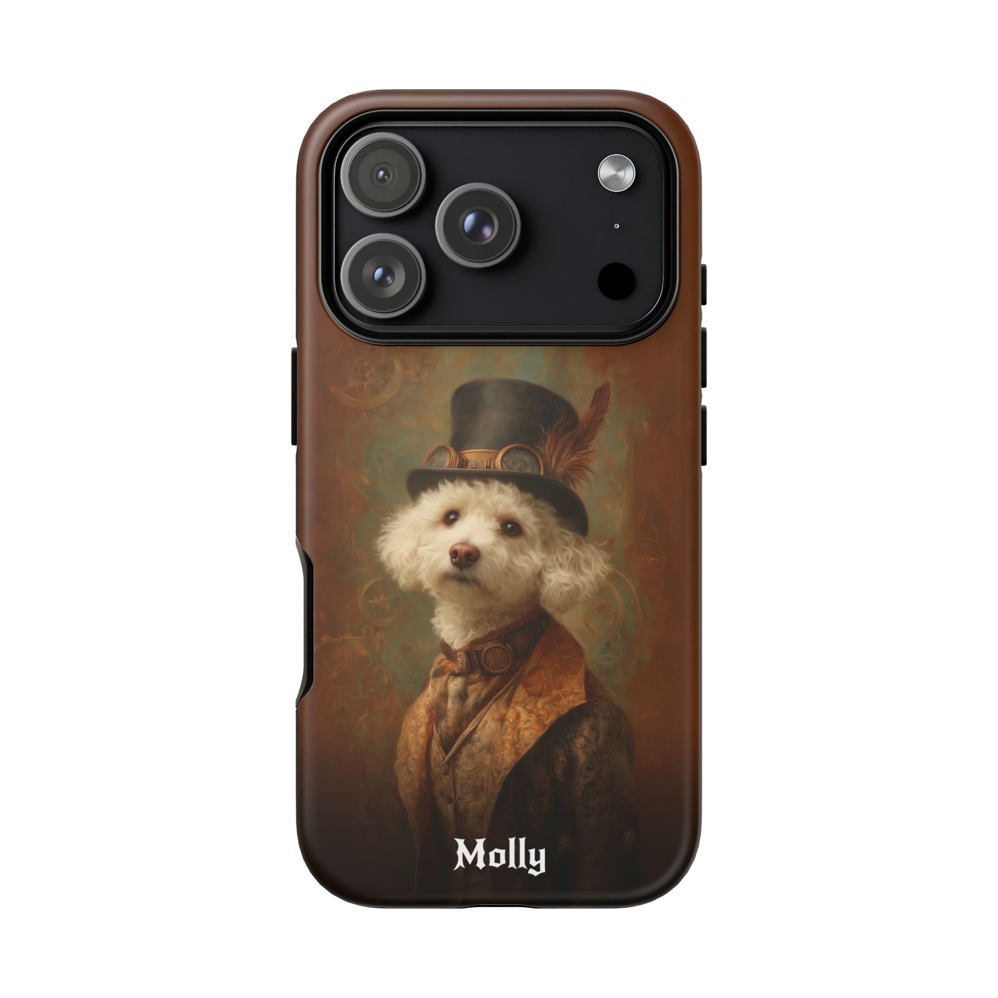 Steampunk Bichon Frise Phone Case