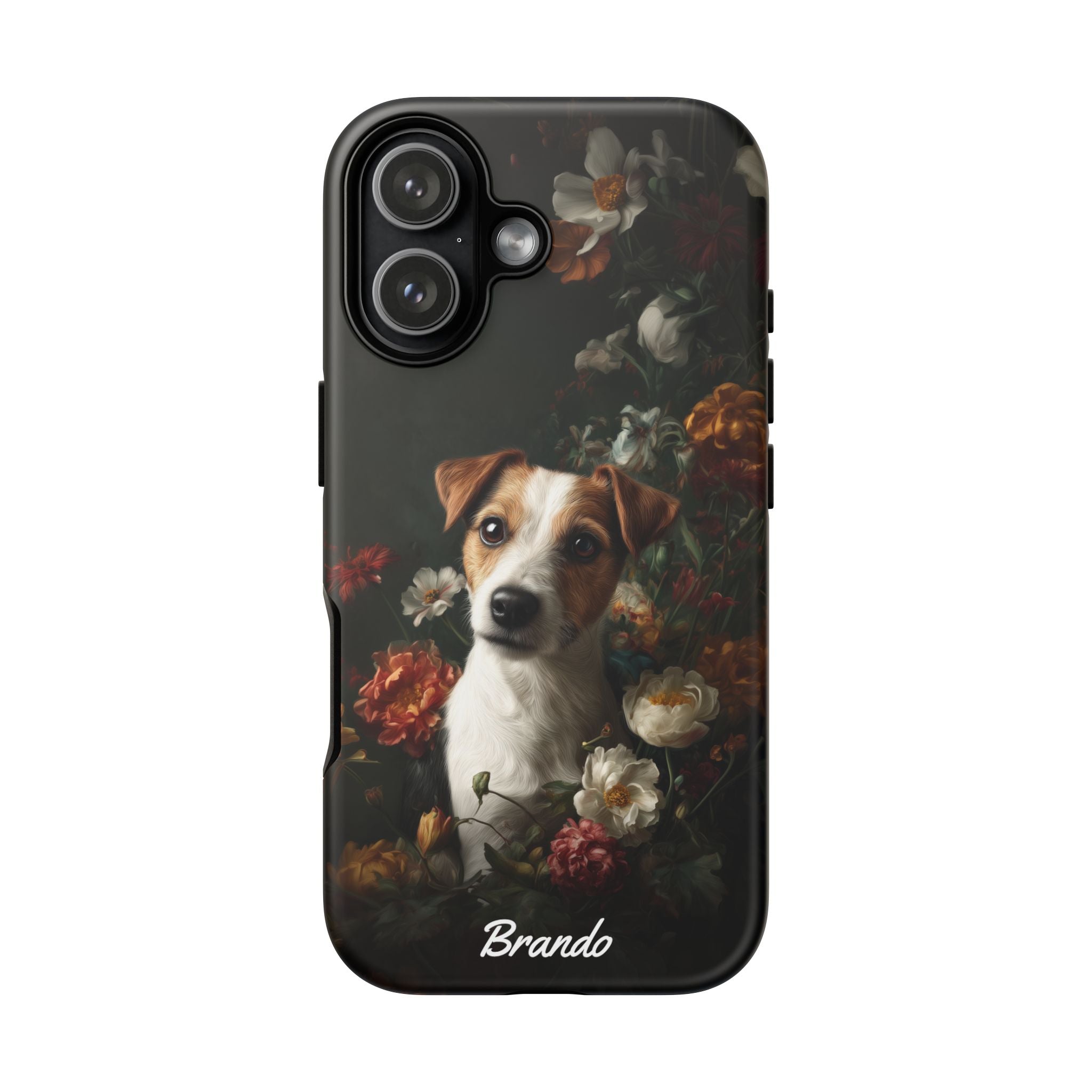 Botanical Jack Russell Terrier Phone Case