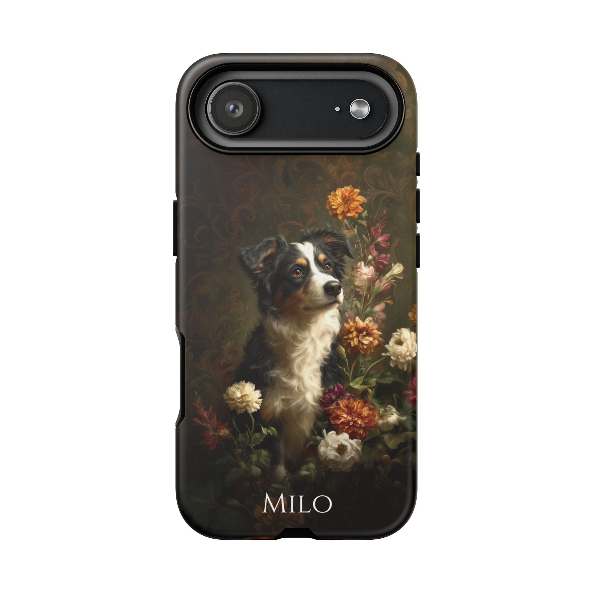 Botanical Australian Shepherd Phone Case