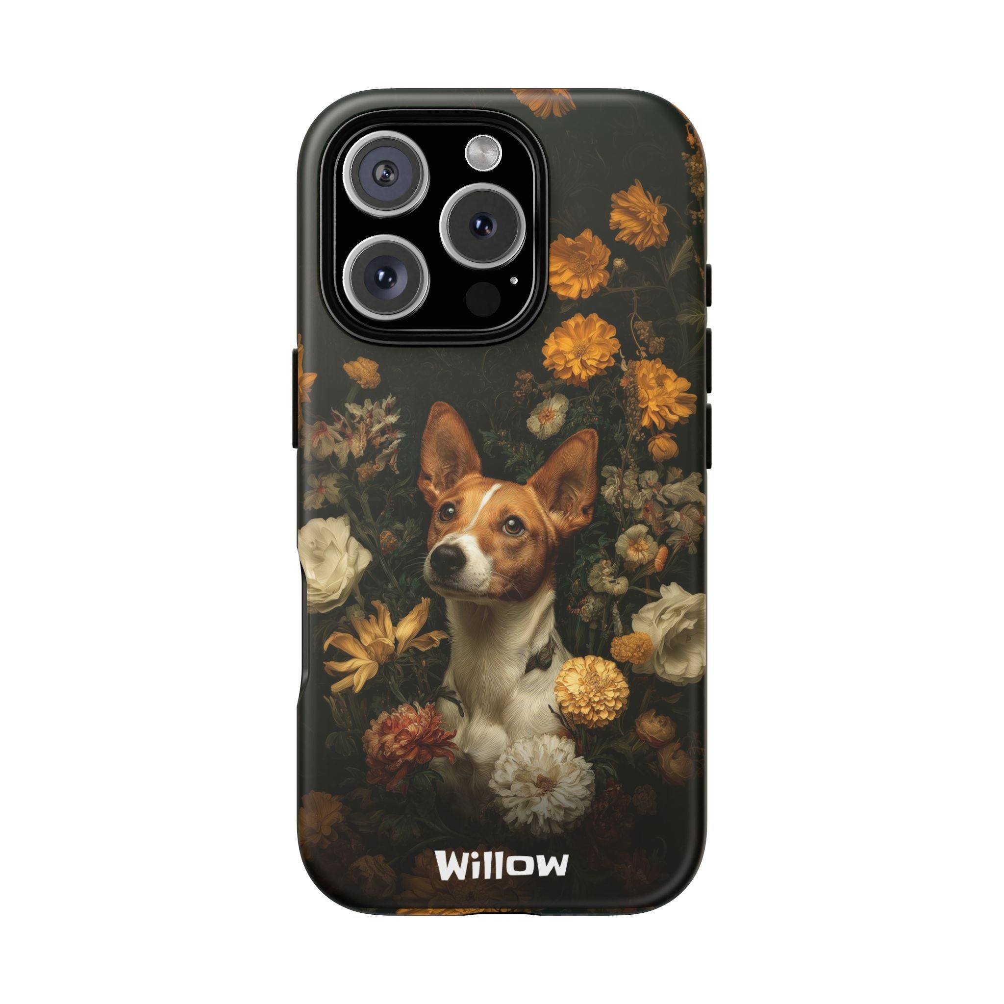 Botanical Basenji Phone Case
