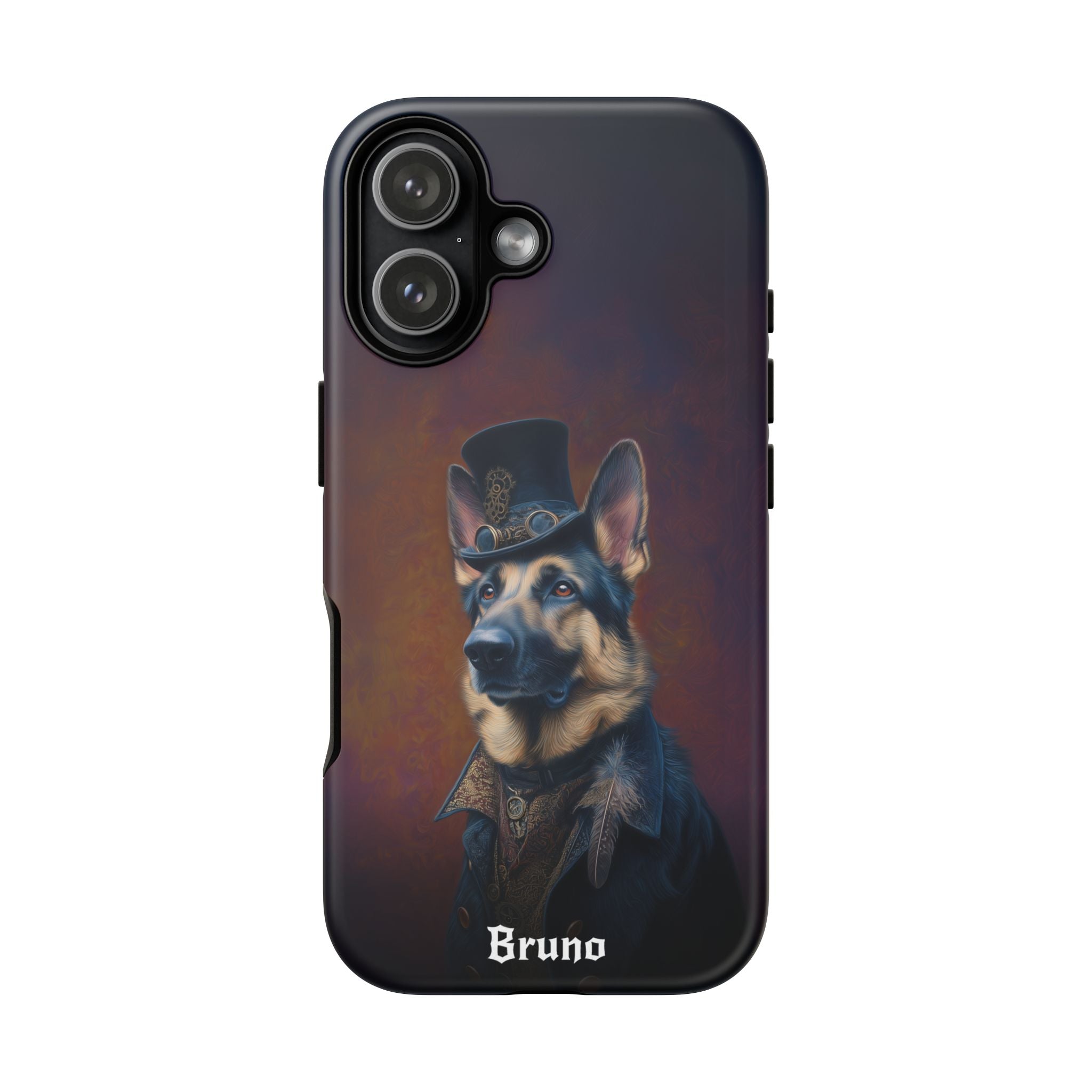 Steampunk German Shepherd Phone Case