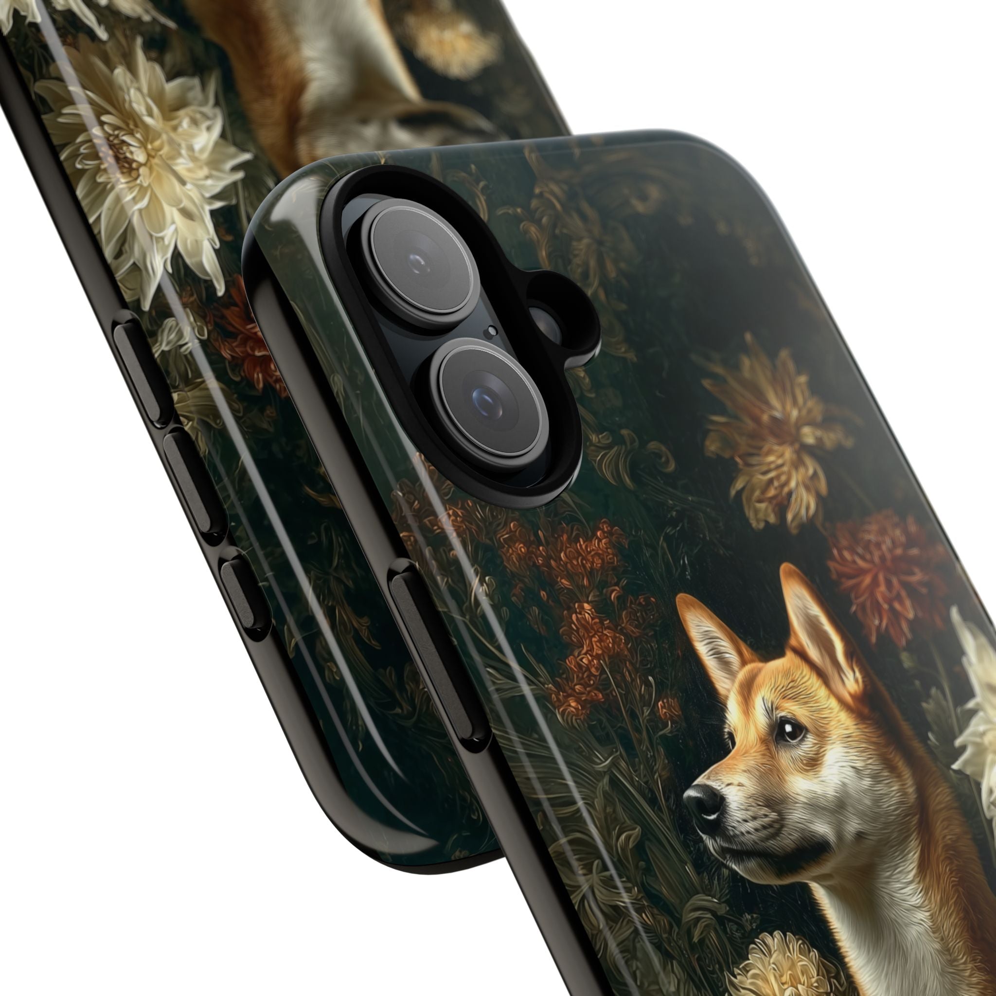 Botanical Shiba Inu Phone Case