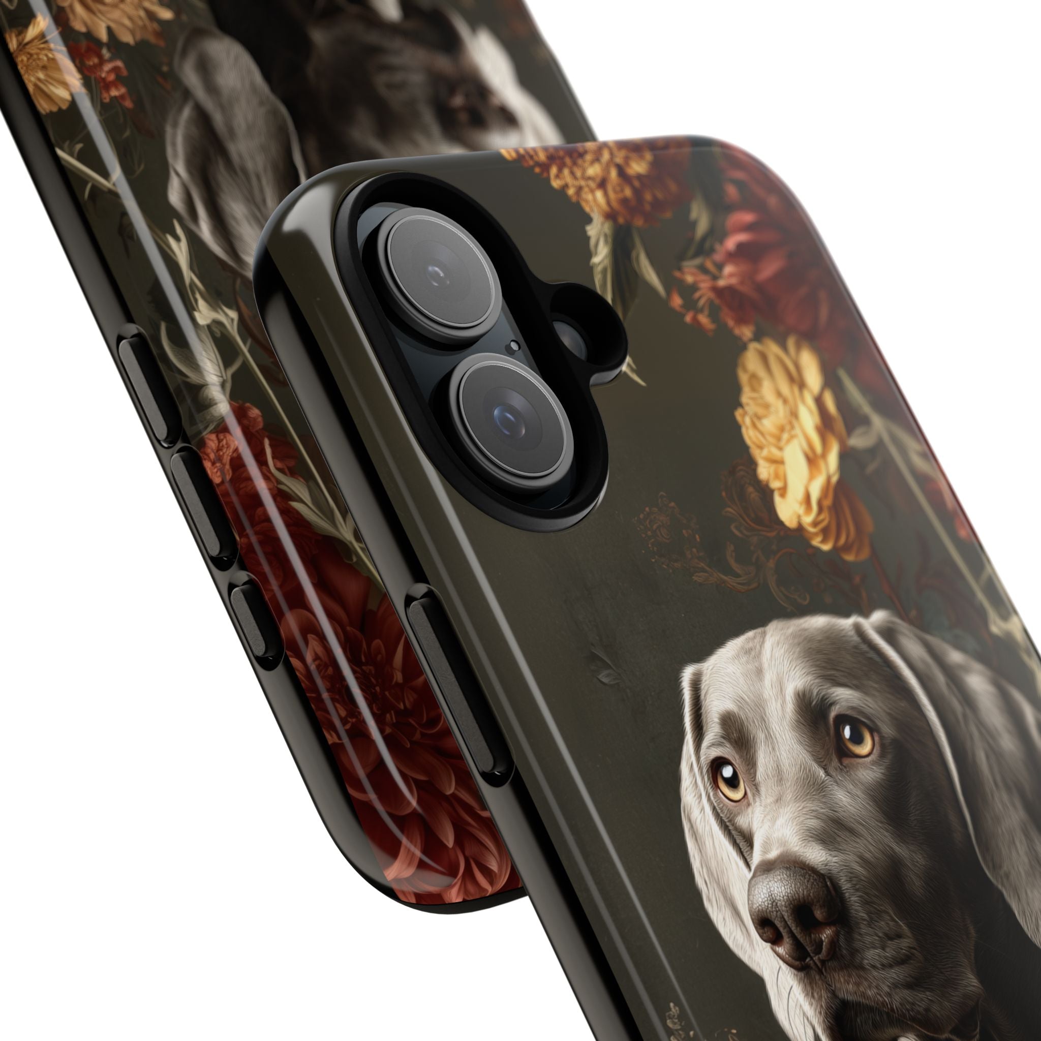 Botanical Weimaraner Phone Case