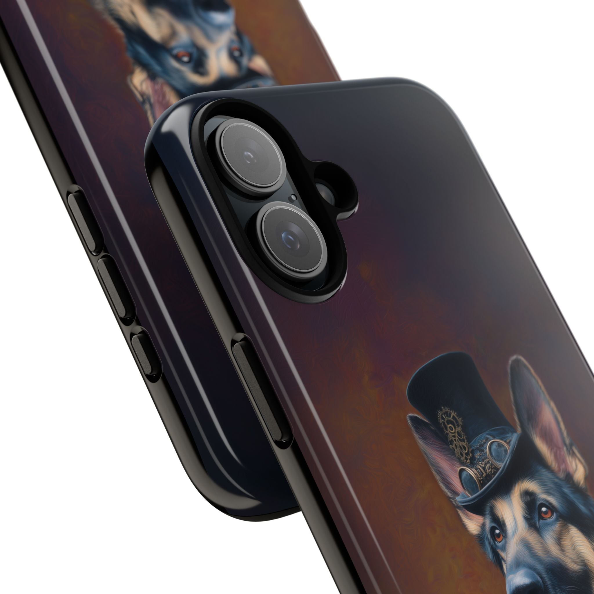 Steampunk German Shepherd Phone Case
