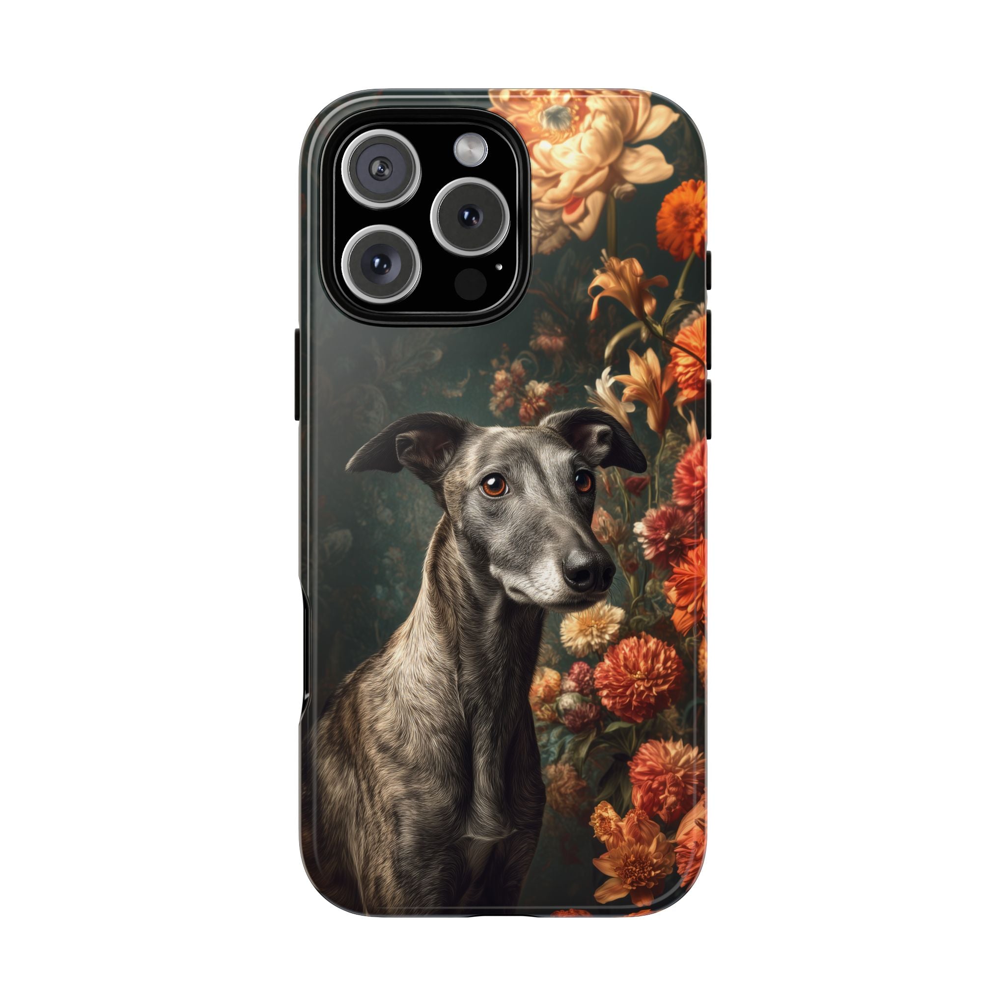Botanical Greyhound Phone Case