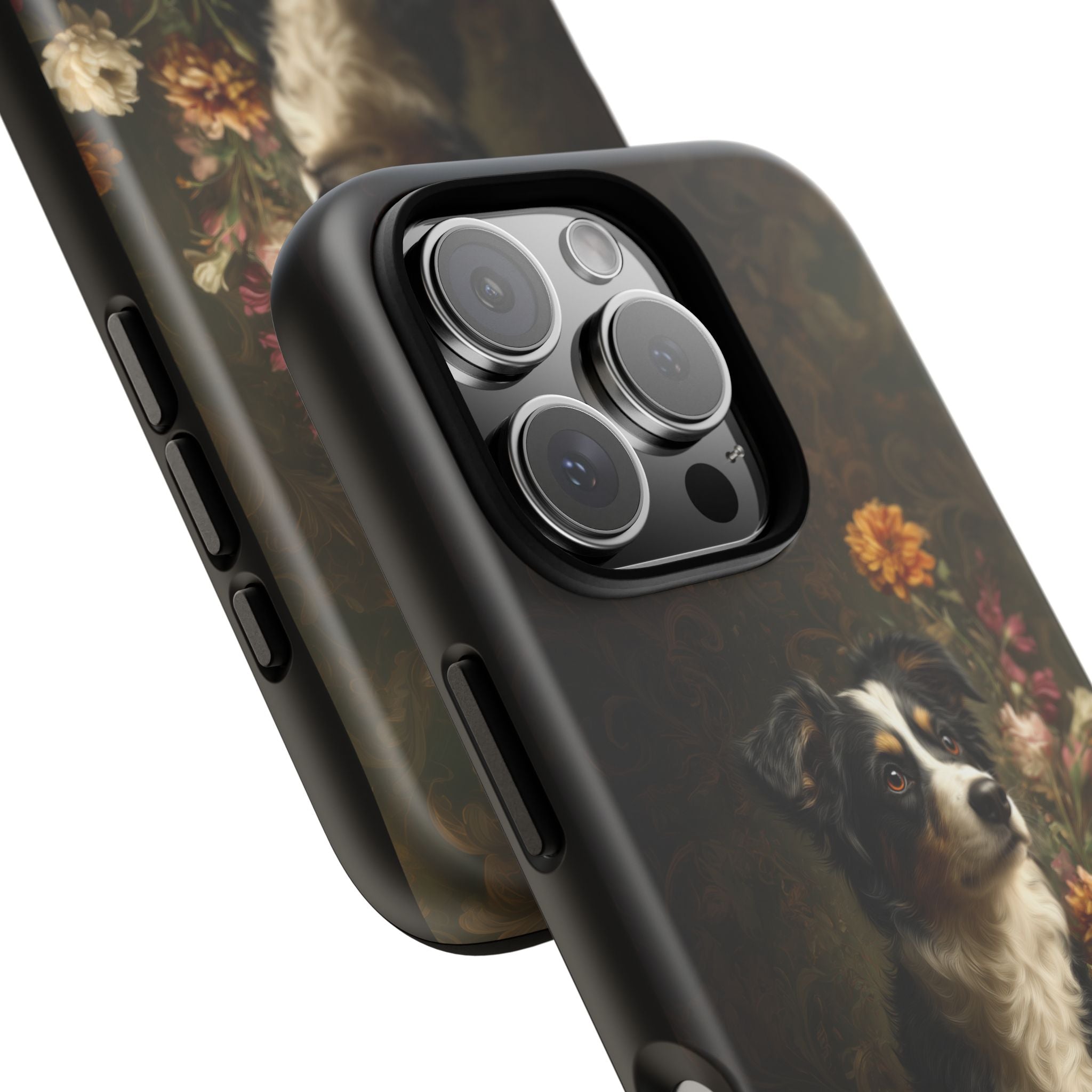 Botanical Australian Shepherd Phone Case