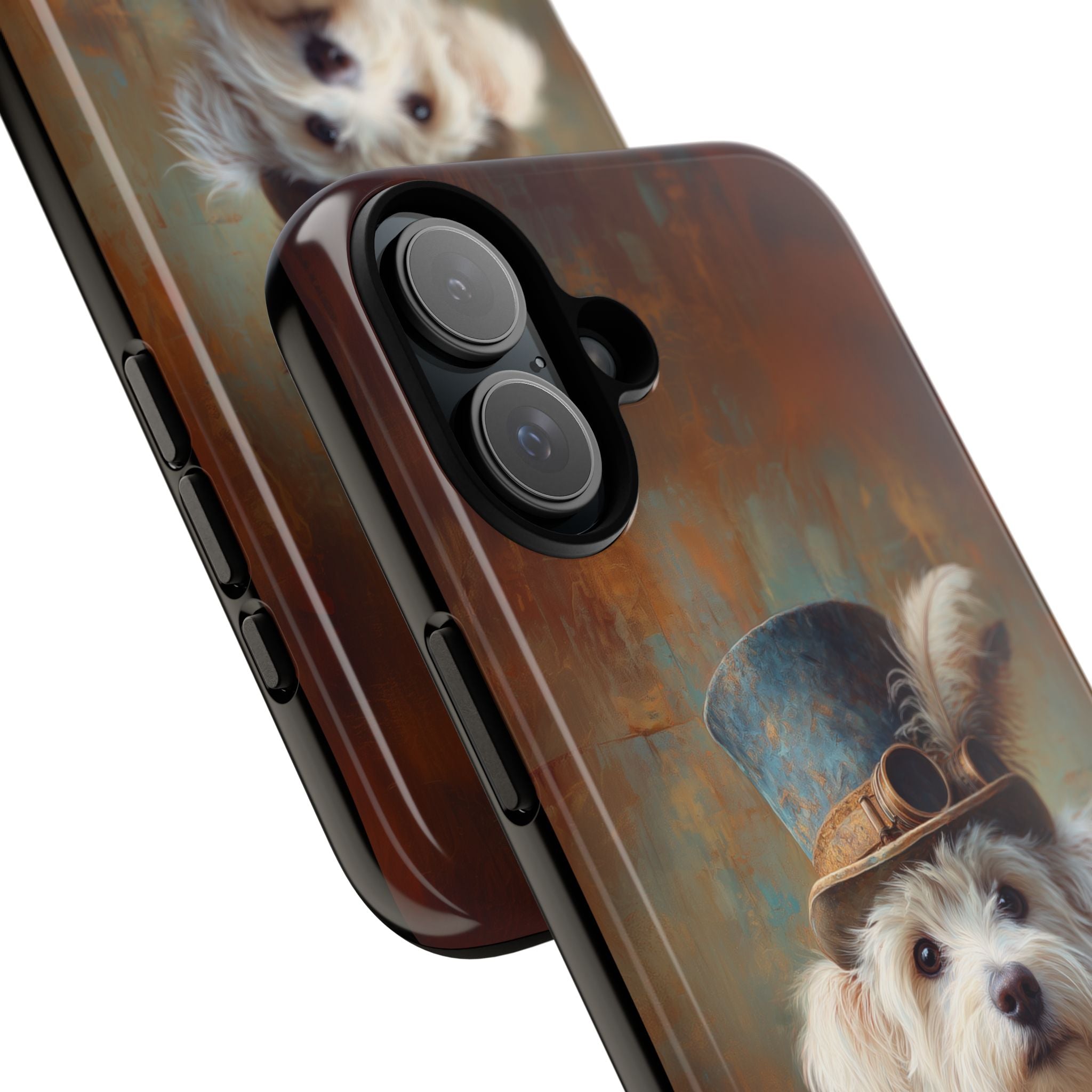 Steampunk Maltese Phone Case