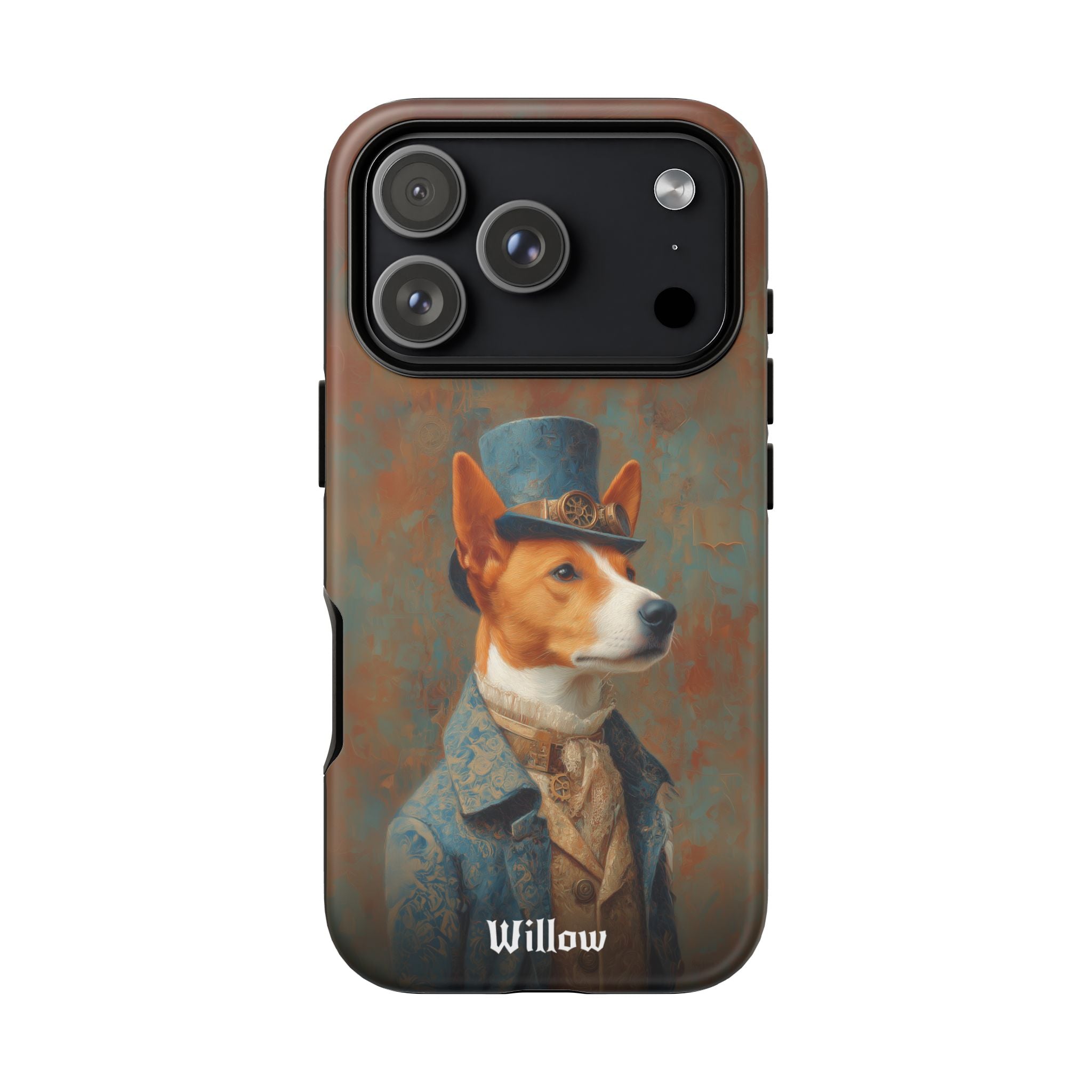 Steampunk Basenji Phone Case