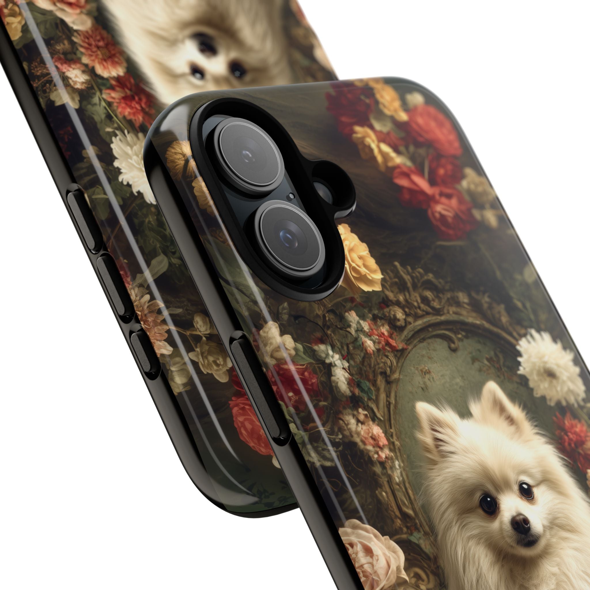 Botanical Pomeranian Phone Case