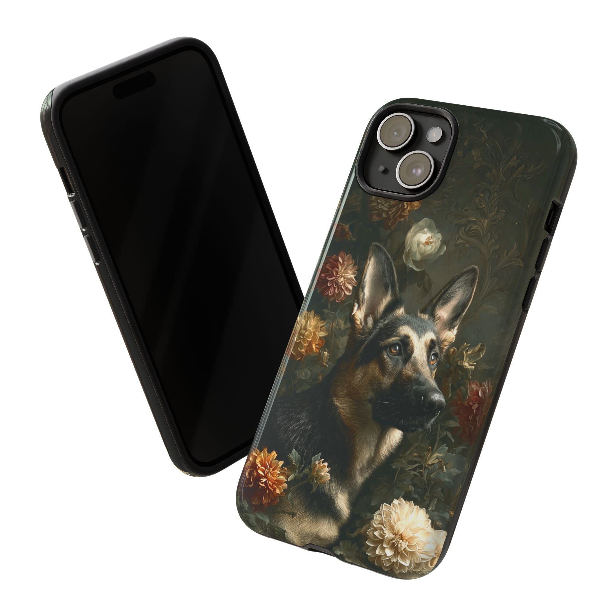 Botanical German Shepherd Phone Case