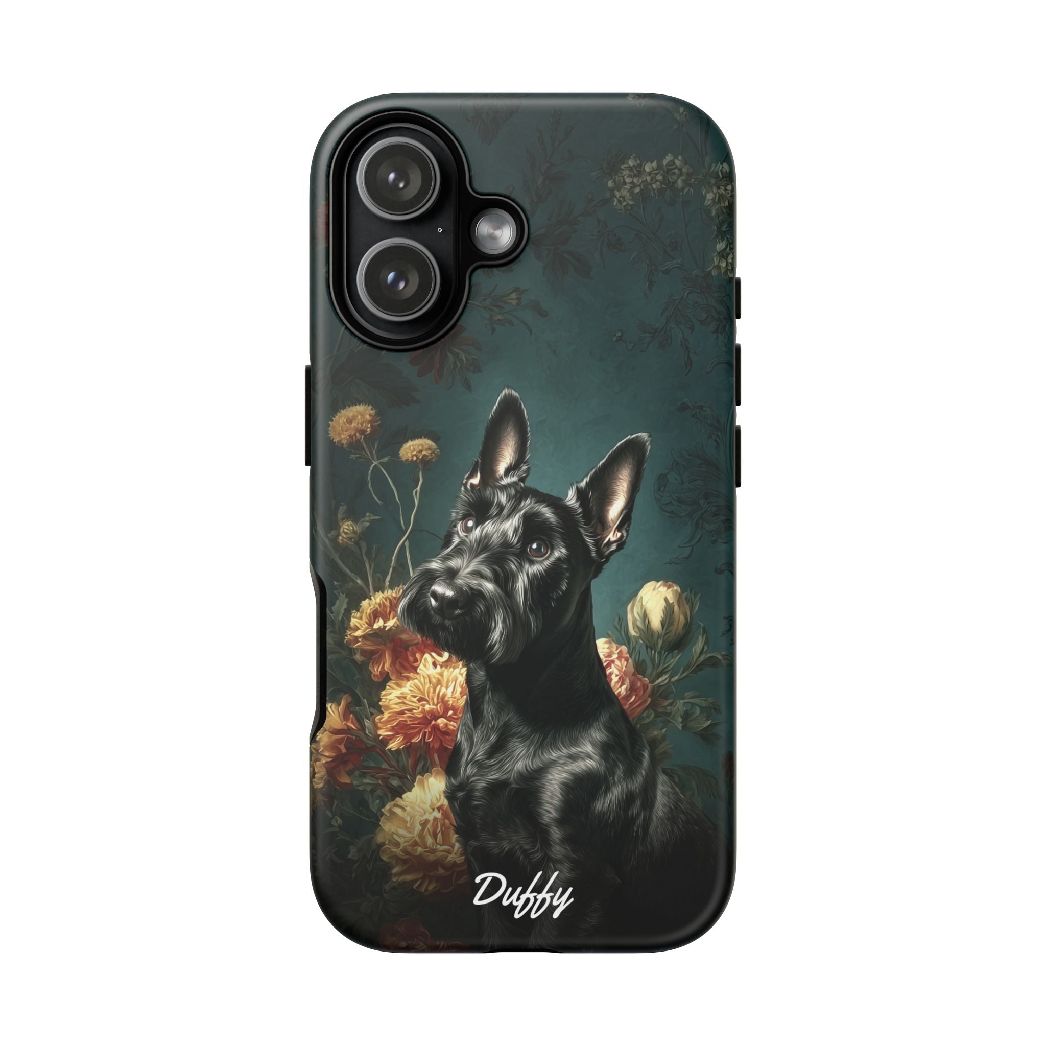 Botanical Scottish Terrier Phone Case