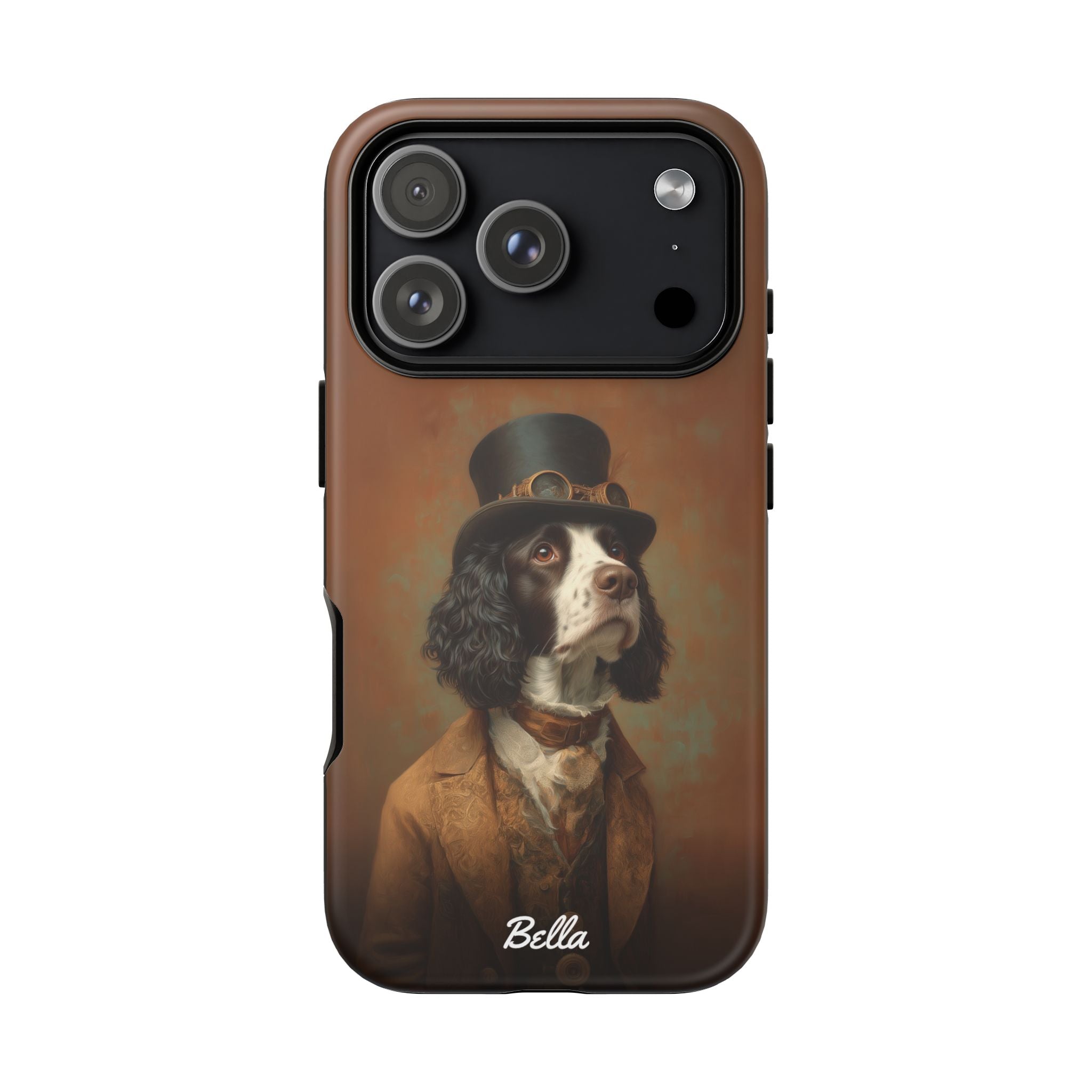 Steampunk English Springer Spaniel Phone Case