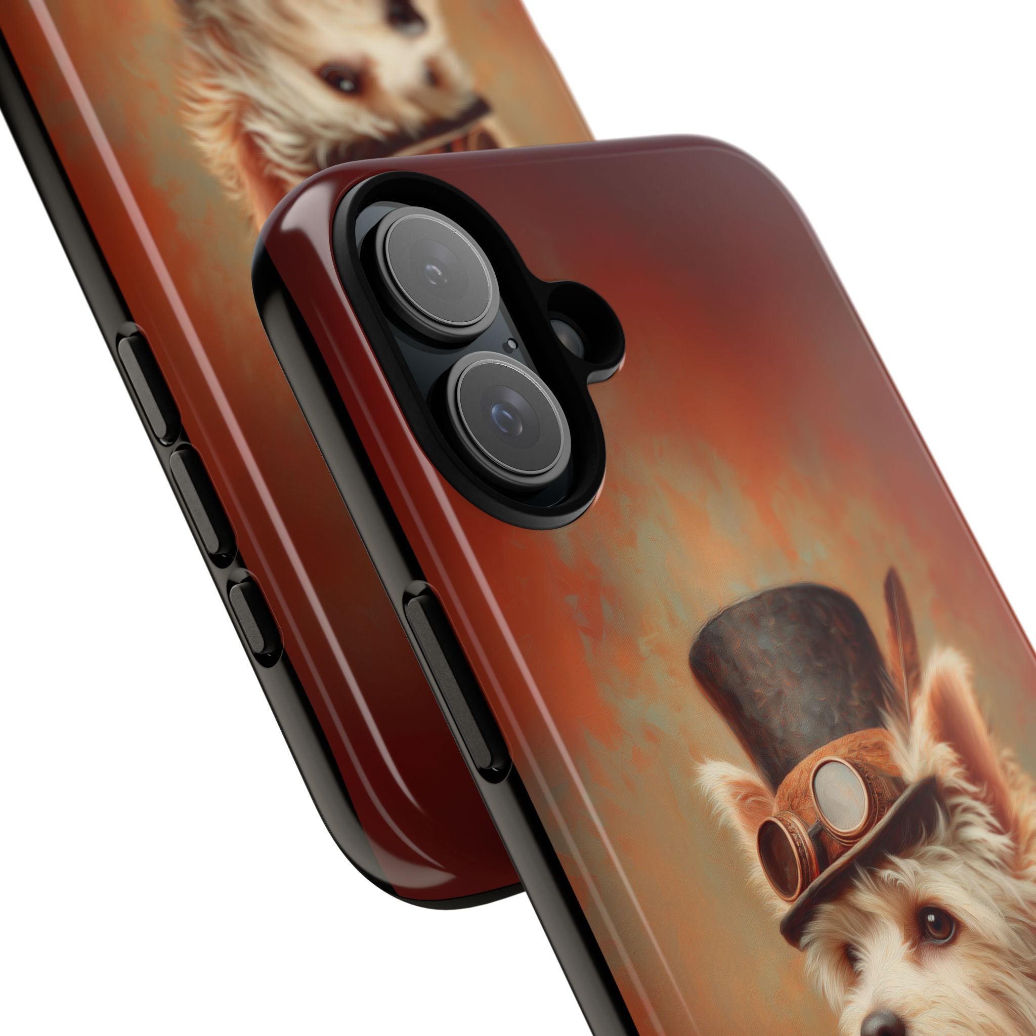 Steampunk Yorkshire Terrier Phone Case