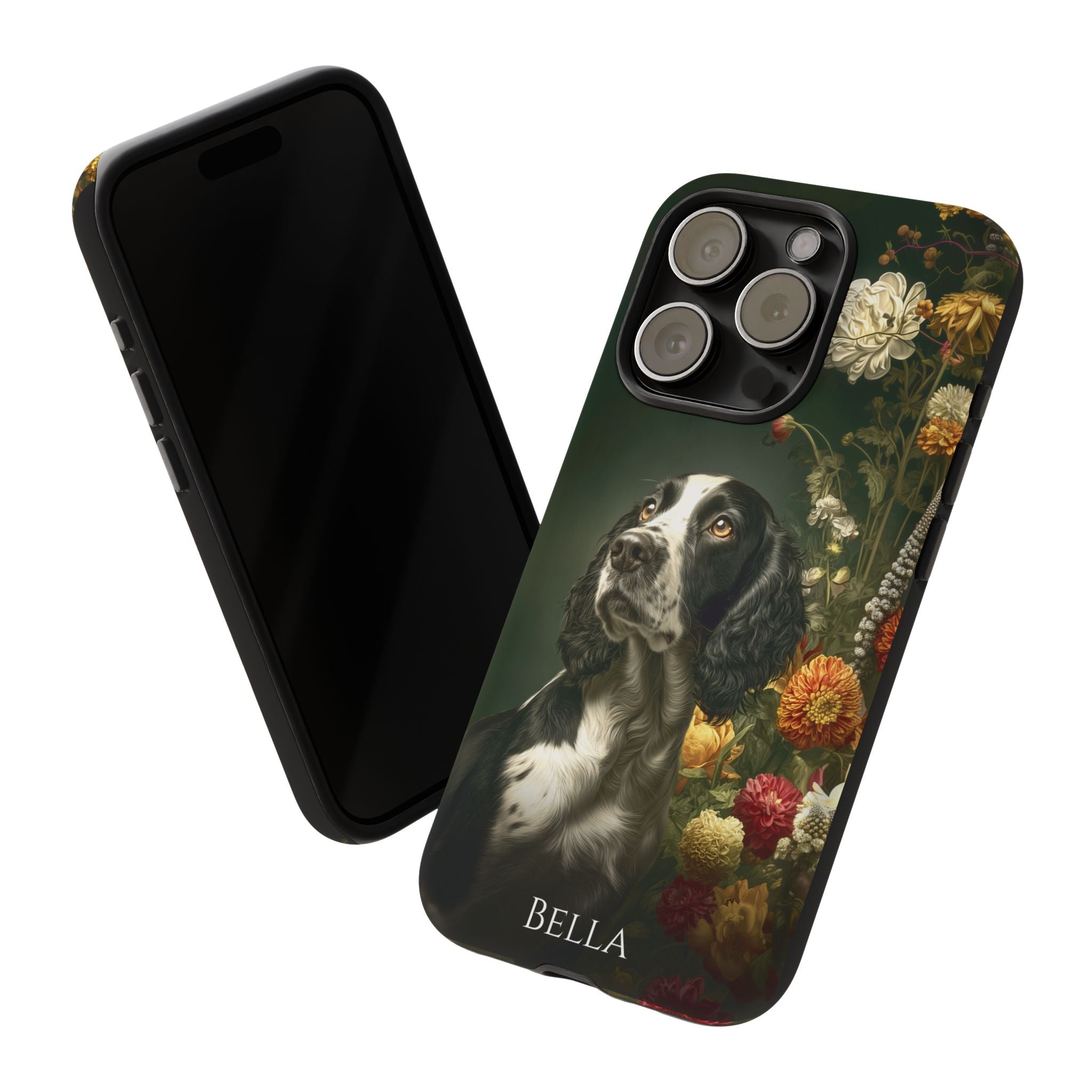 Botanical English Springer Spaniel Phone Case