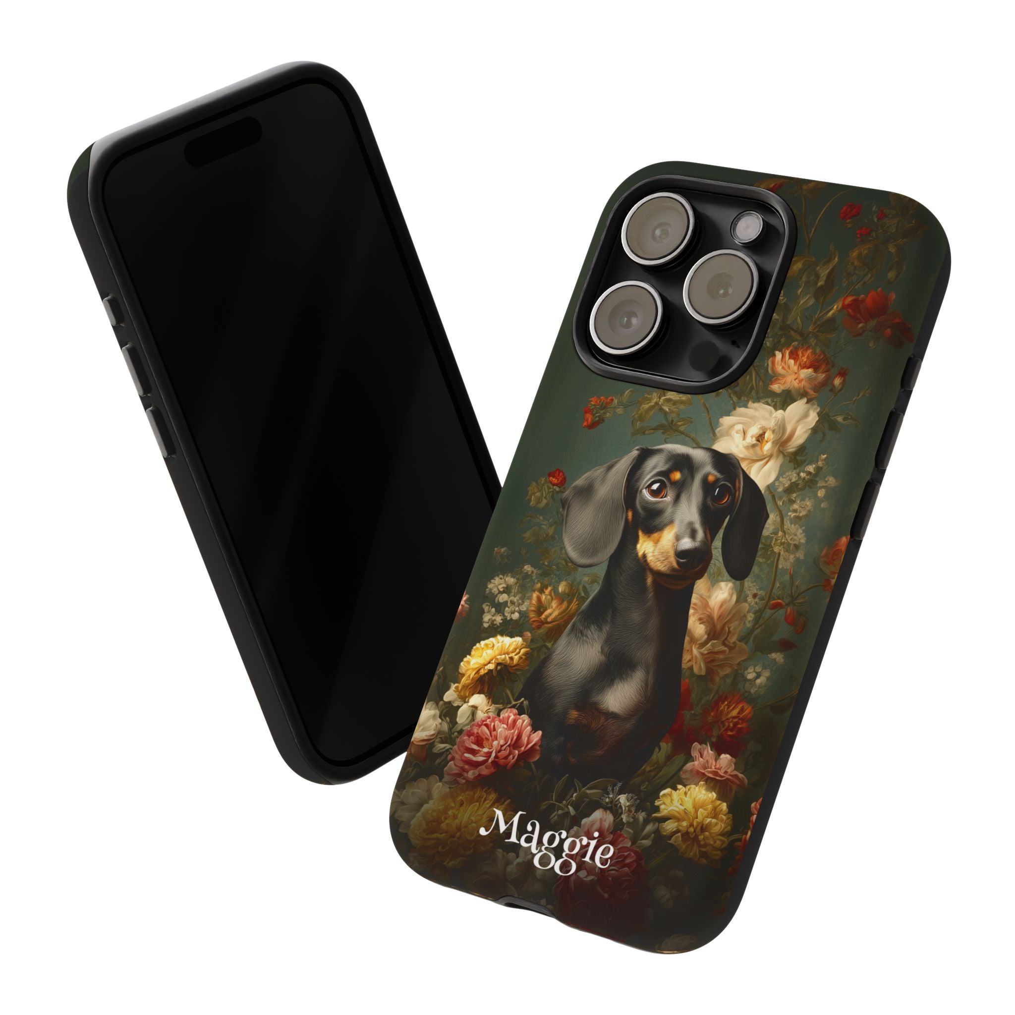 Botanical Dachshund Phone Case