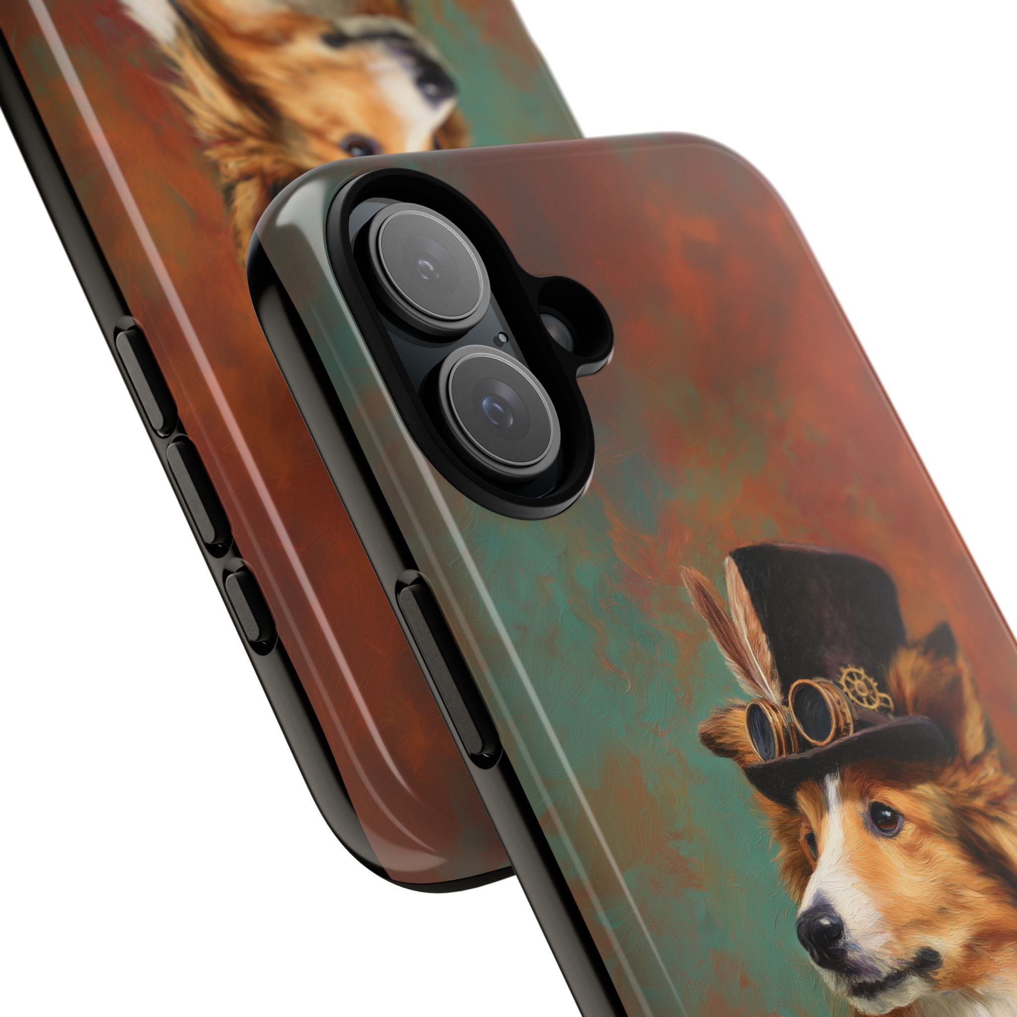 Steampunk Shetland Sheepdog Phone Case