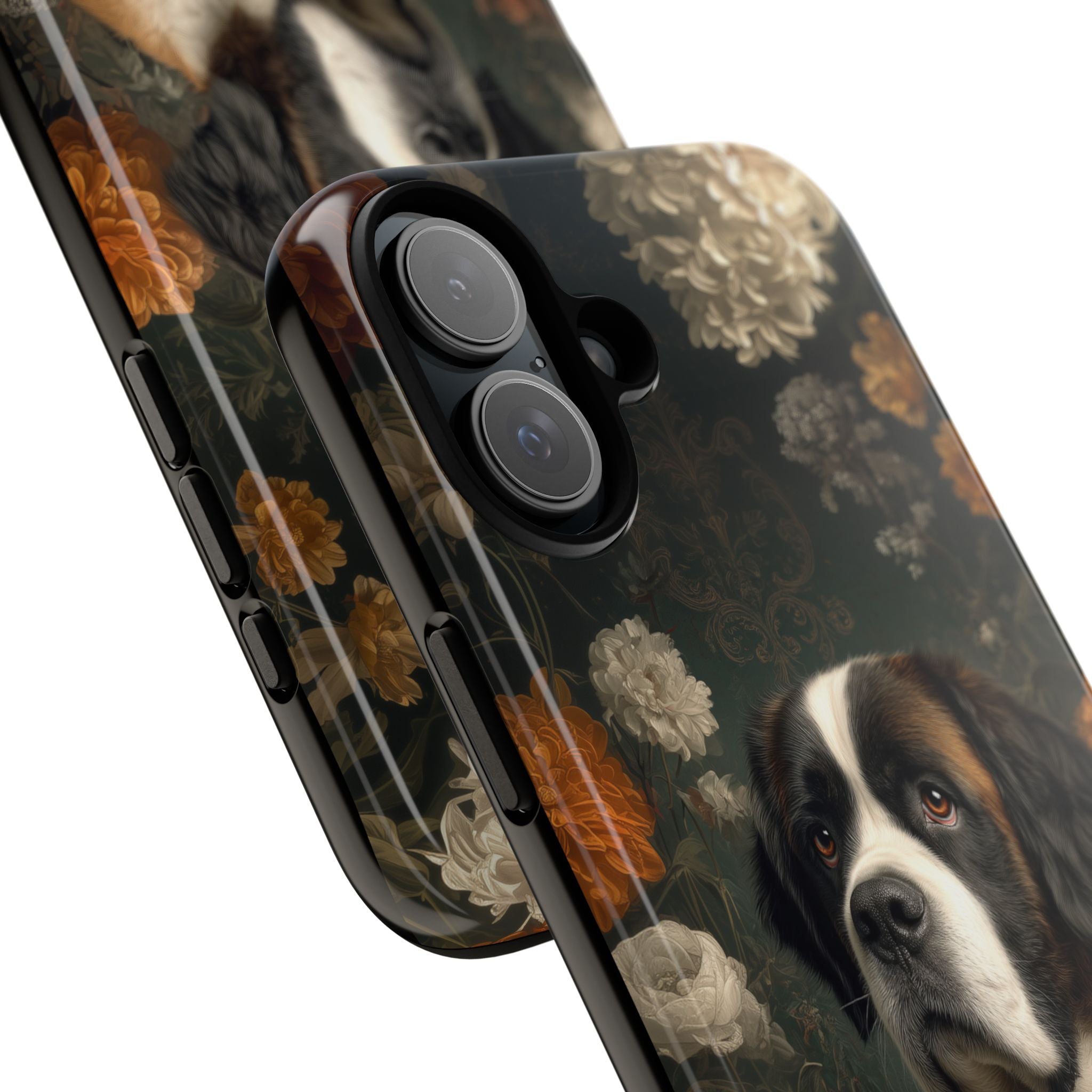 Botanical Saint Bernard Phone Case