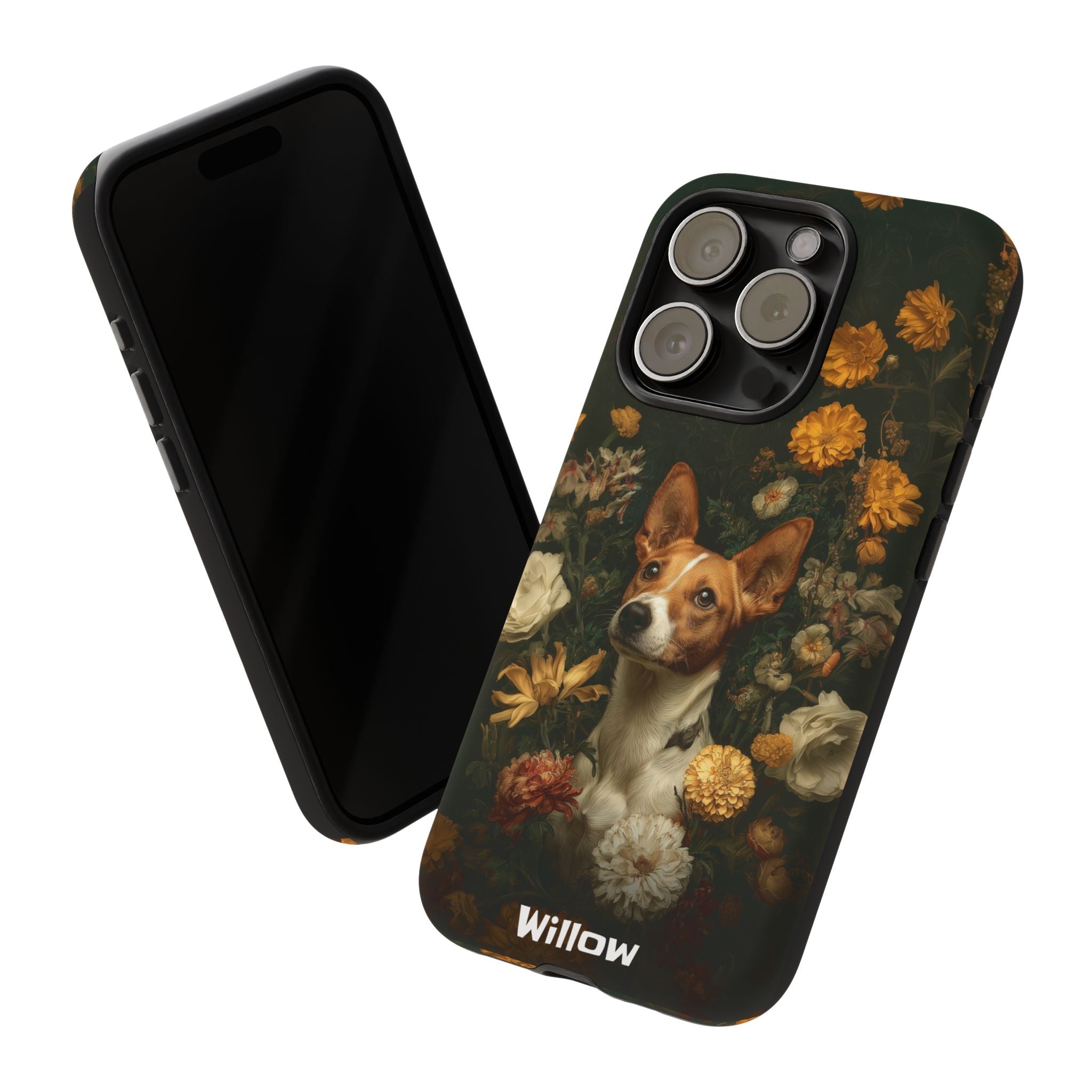 Botanical Basenji Phone Case
