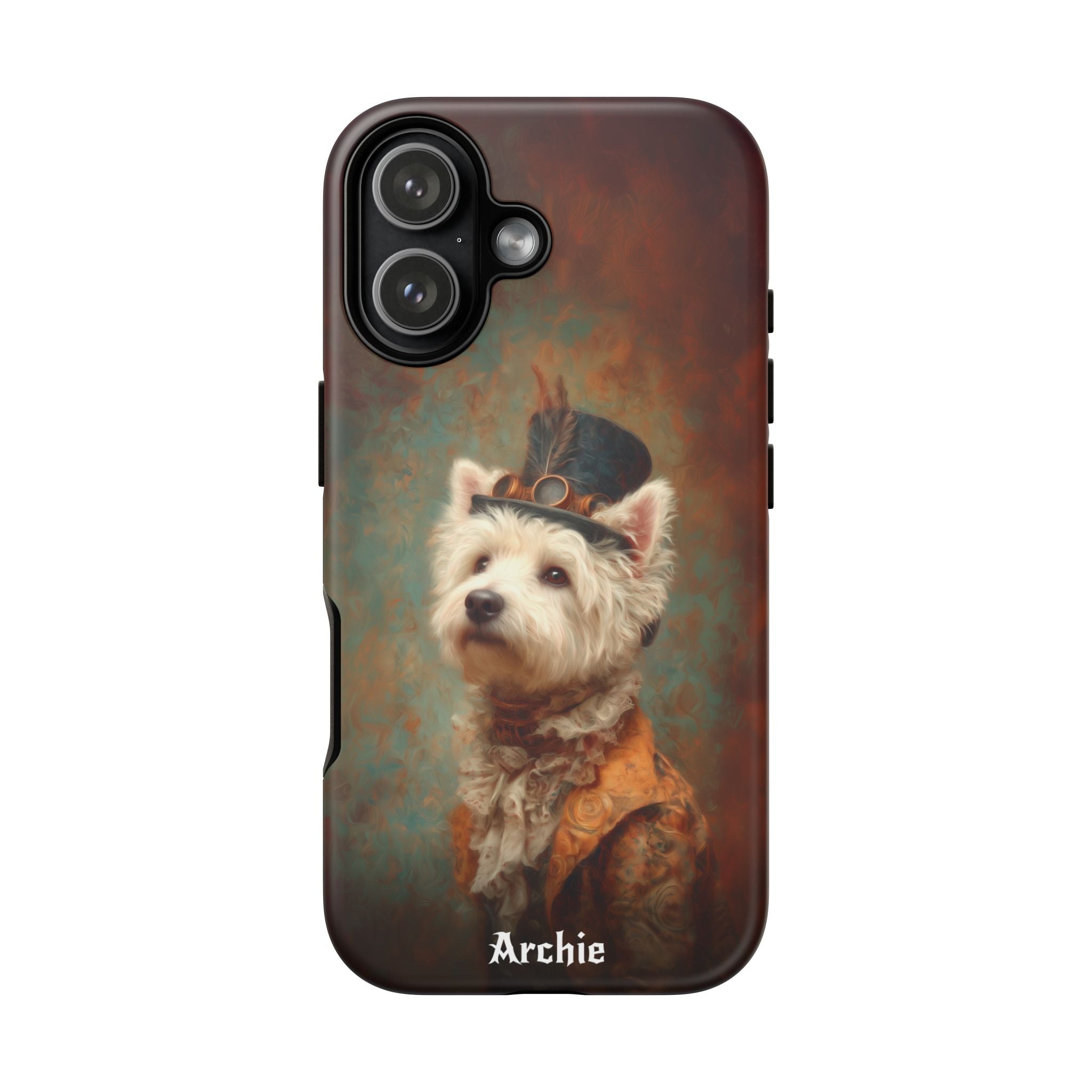 Steampunk Westie Phone Case