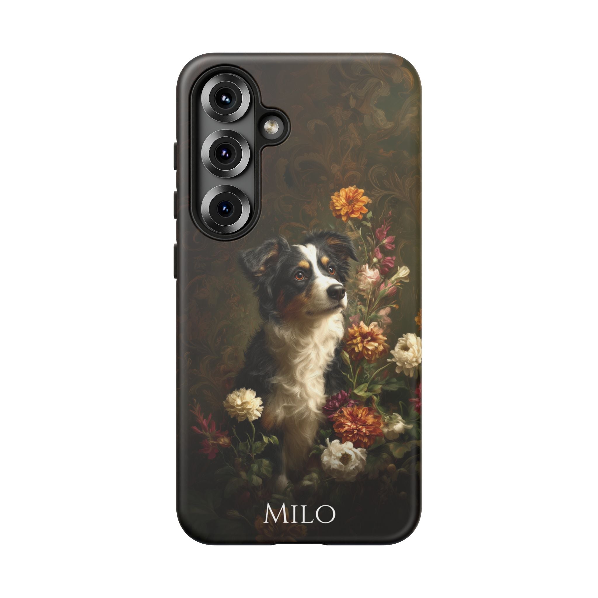 Botanical Australian Shepherd Phone Case