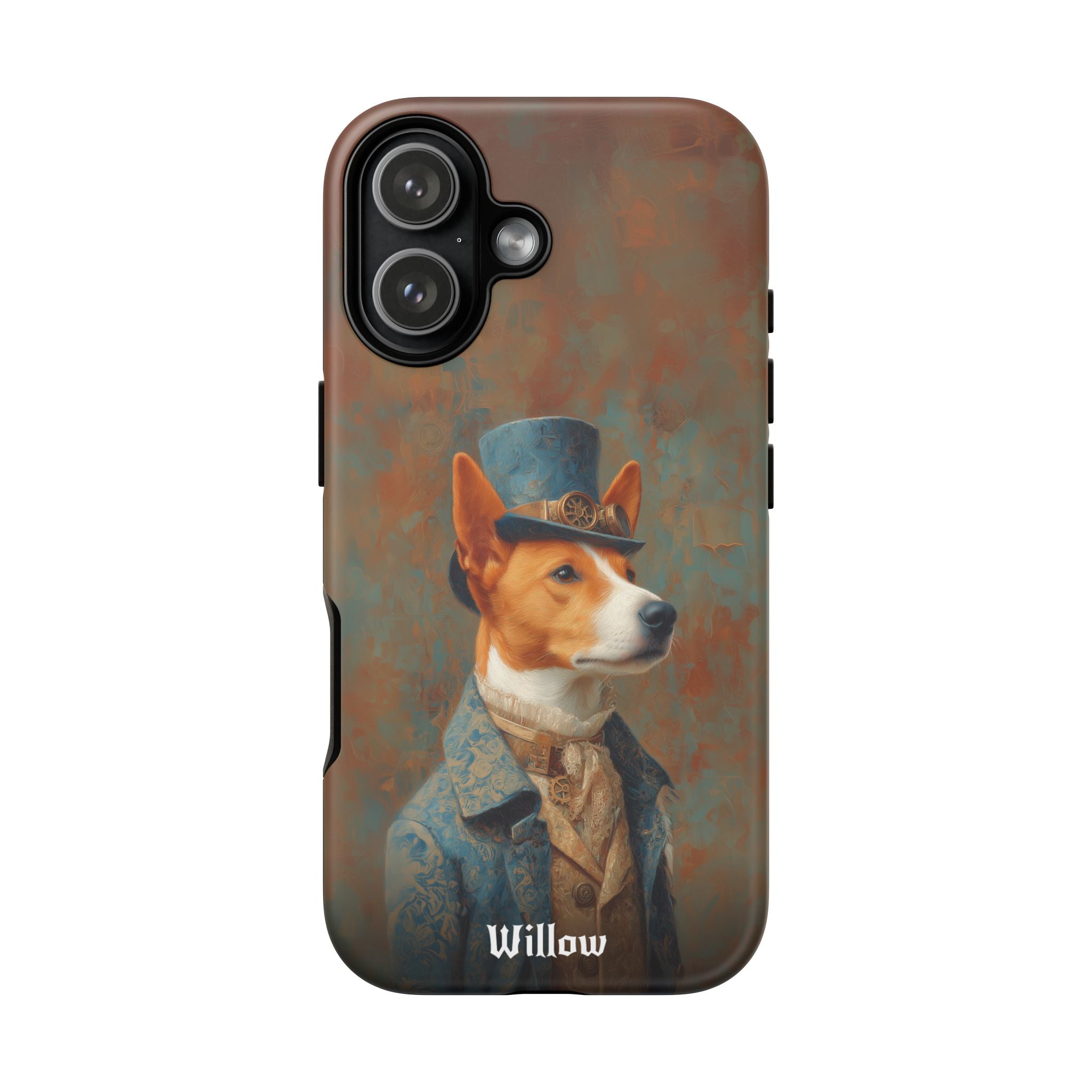 Steampunk Basenji Phone Case
