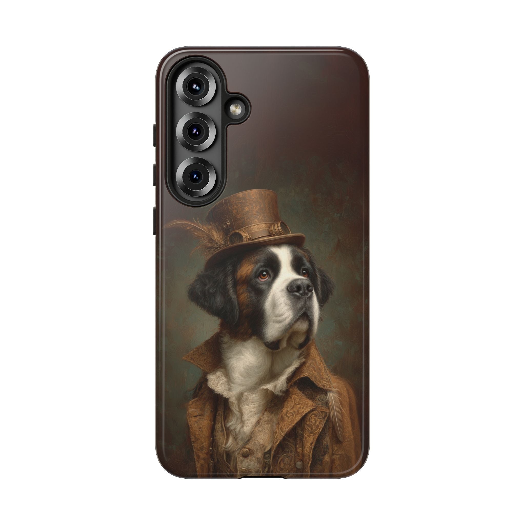 Steampunk Saint Bernard Phone Case