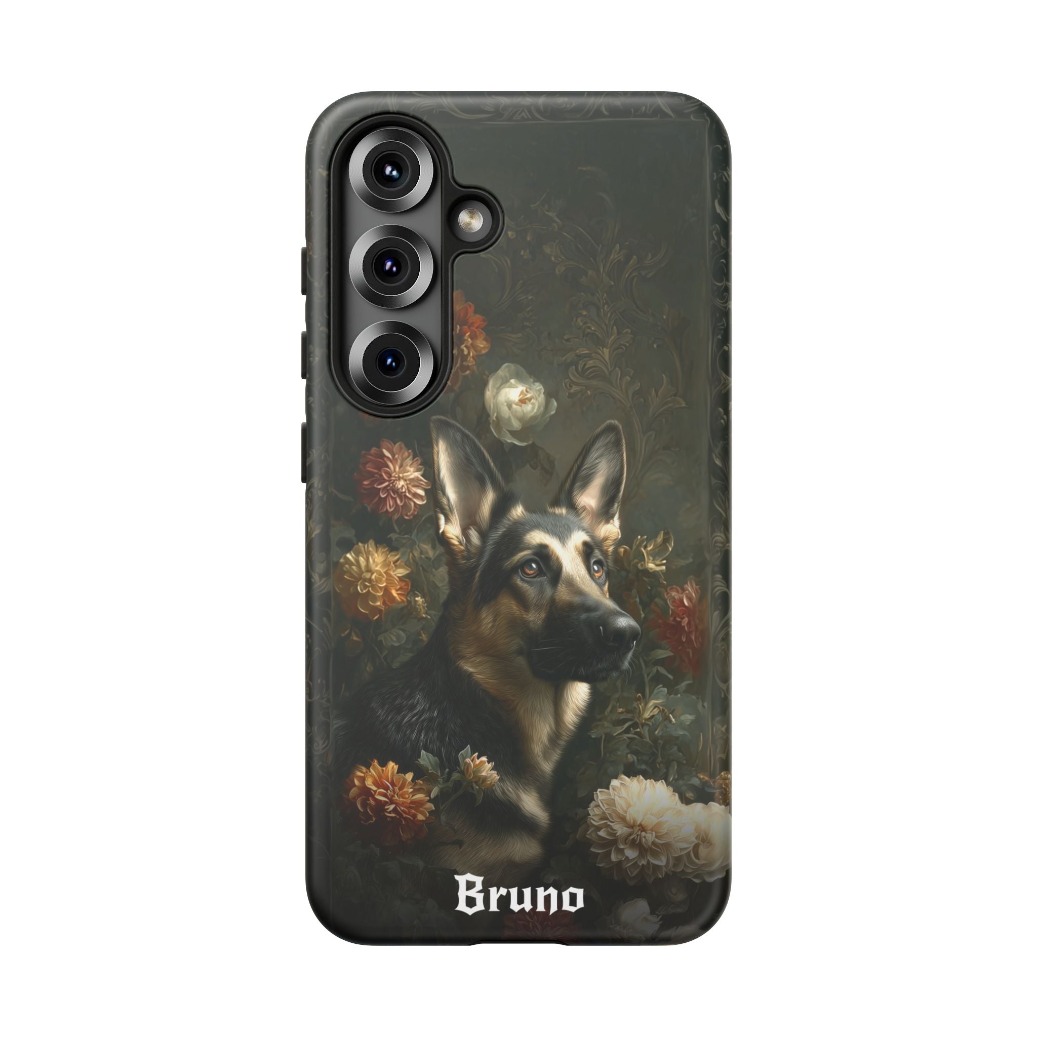 Botanical German Shepherd Phone Case