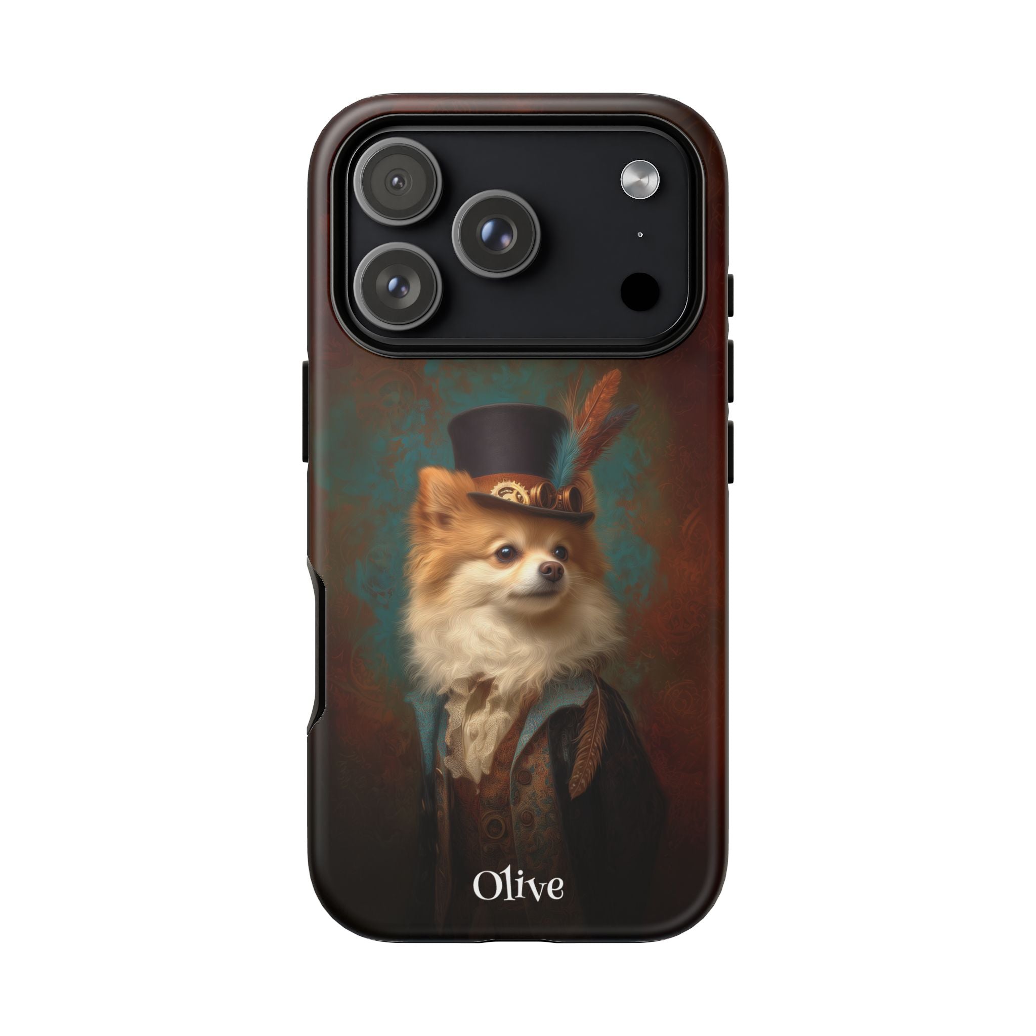 Steampunk Pomeranian Phone Case