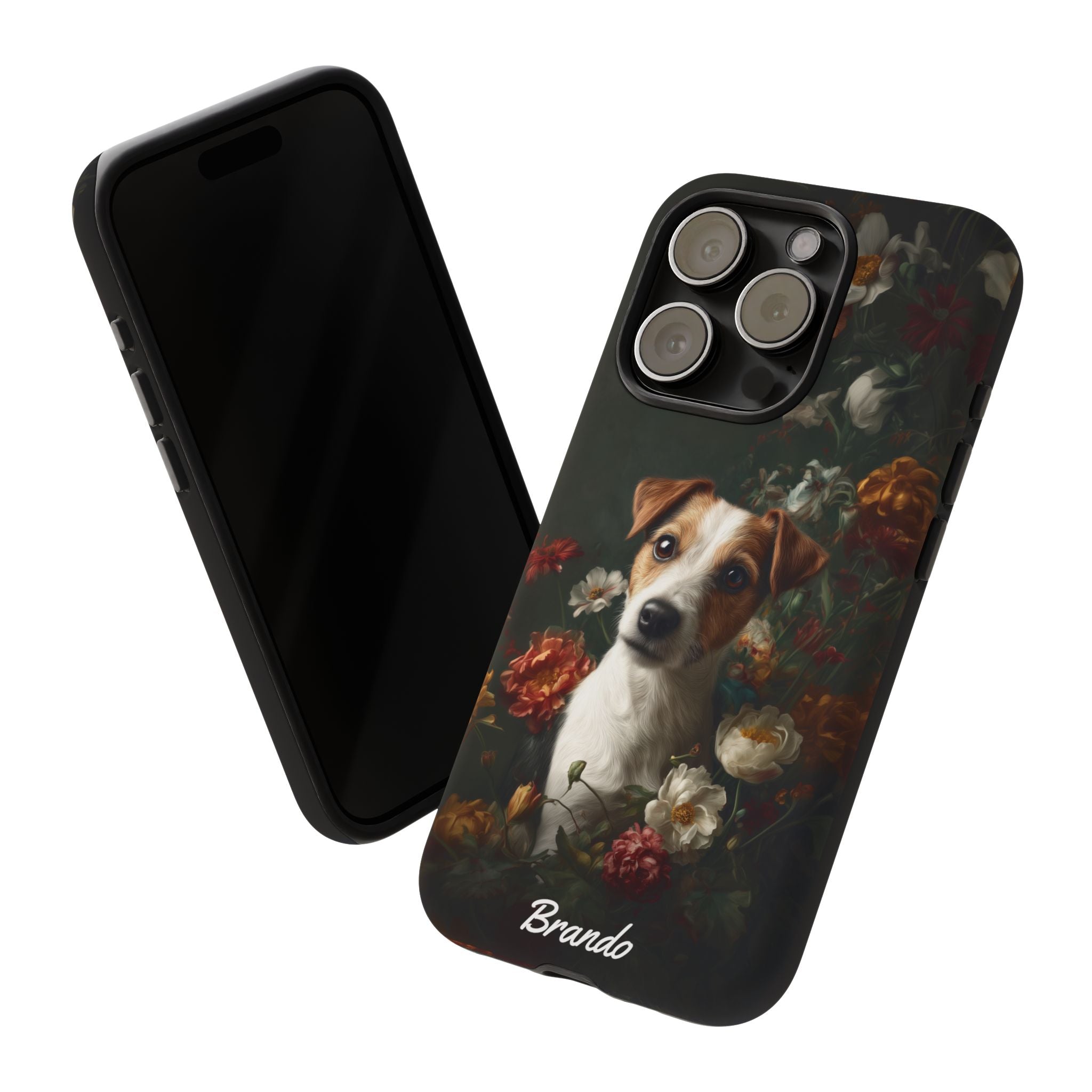 Botanical Jack Russell Terrier Phone Case
