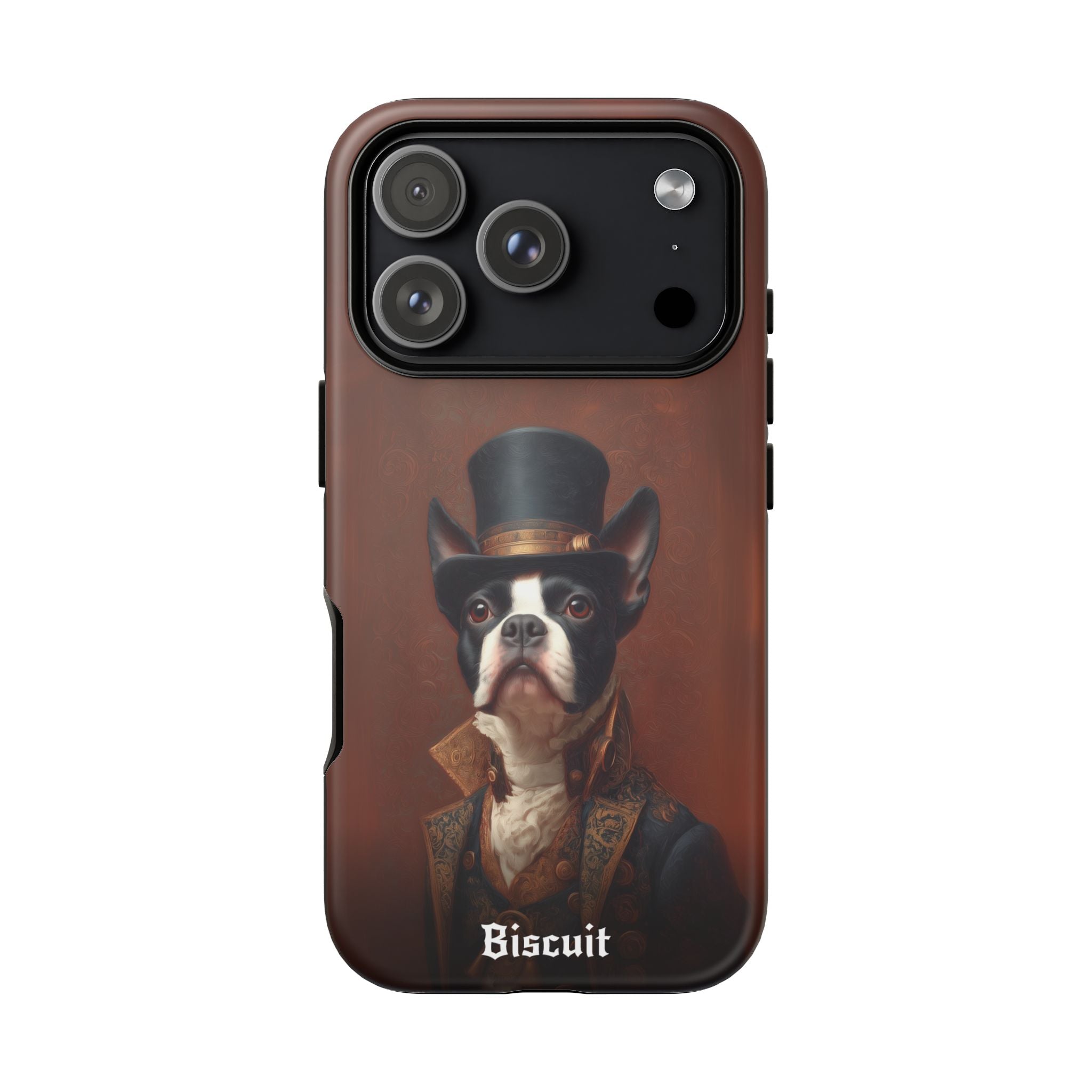Steampunk Boston Terrier Phone Case