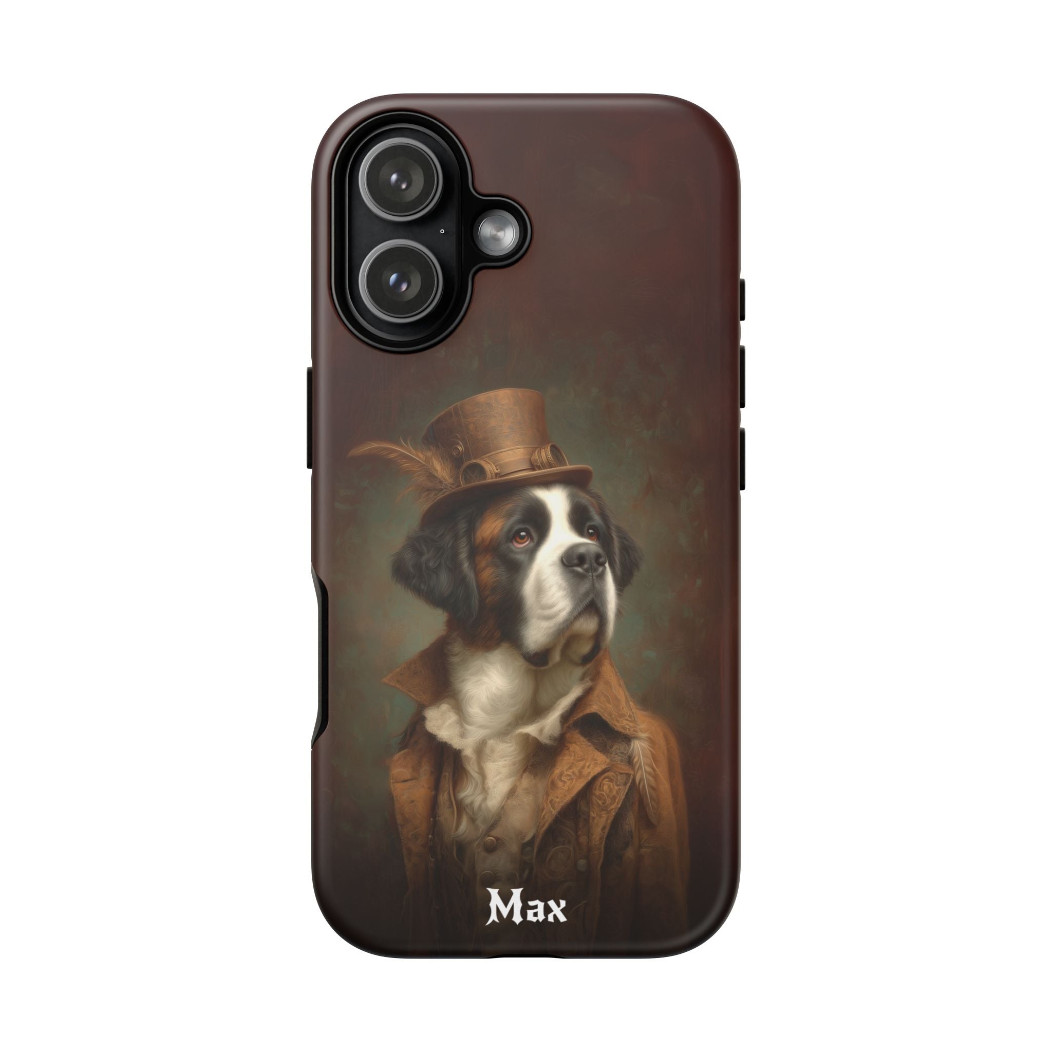 Steampunk Saint Bernard Phone Case