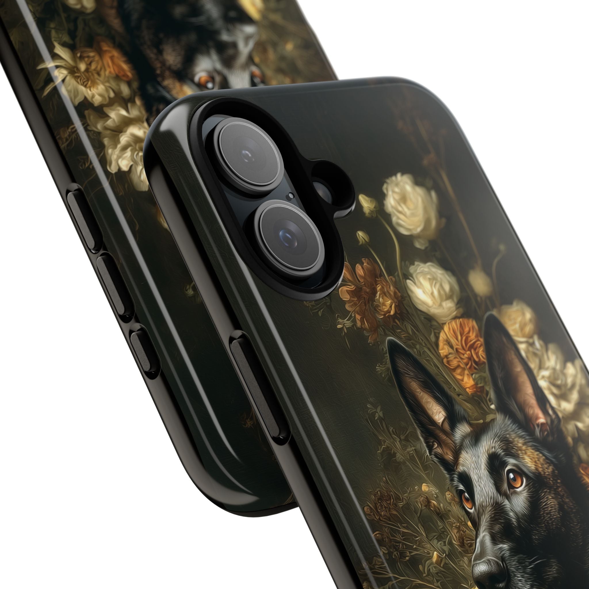 Botanical Belgian Malinois Phone Case