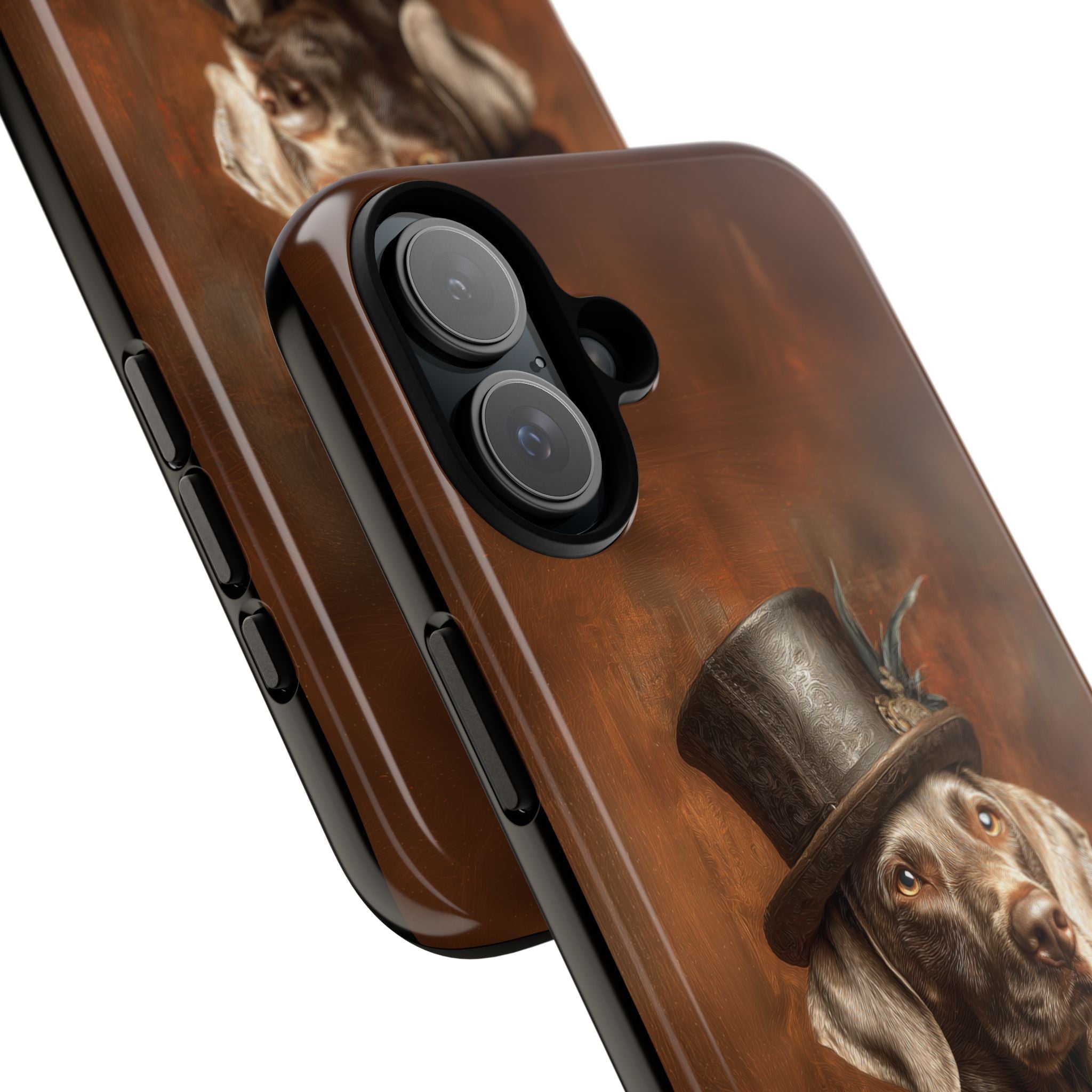 Steampunk Weimaraner Phone Case