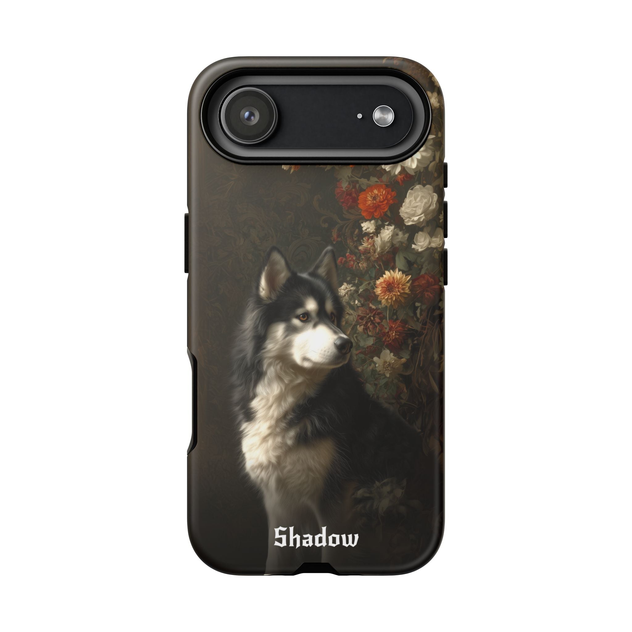 Botanical Alaskan Malamute Phone Case
