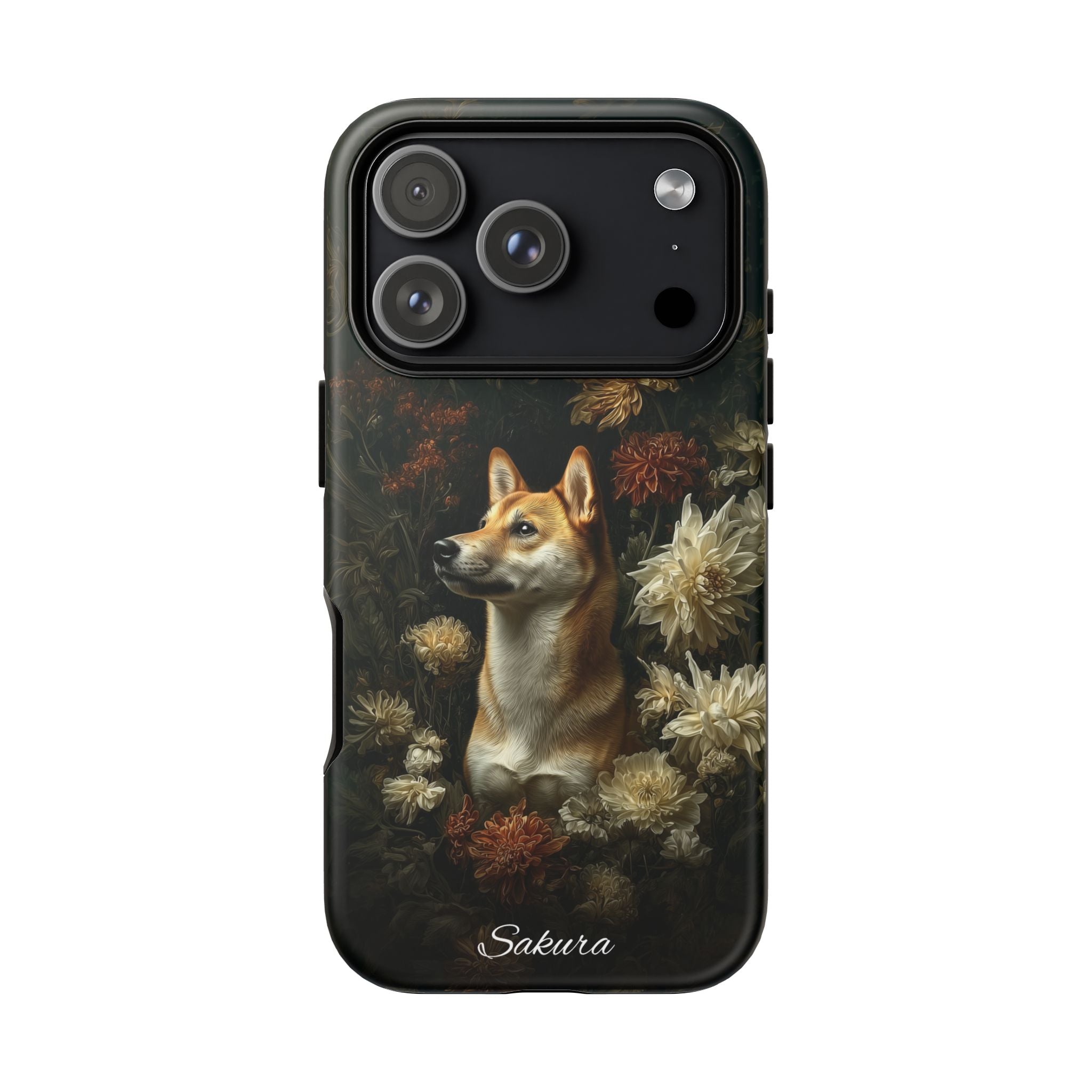 Botanical Shiba Inu Phone Case