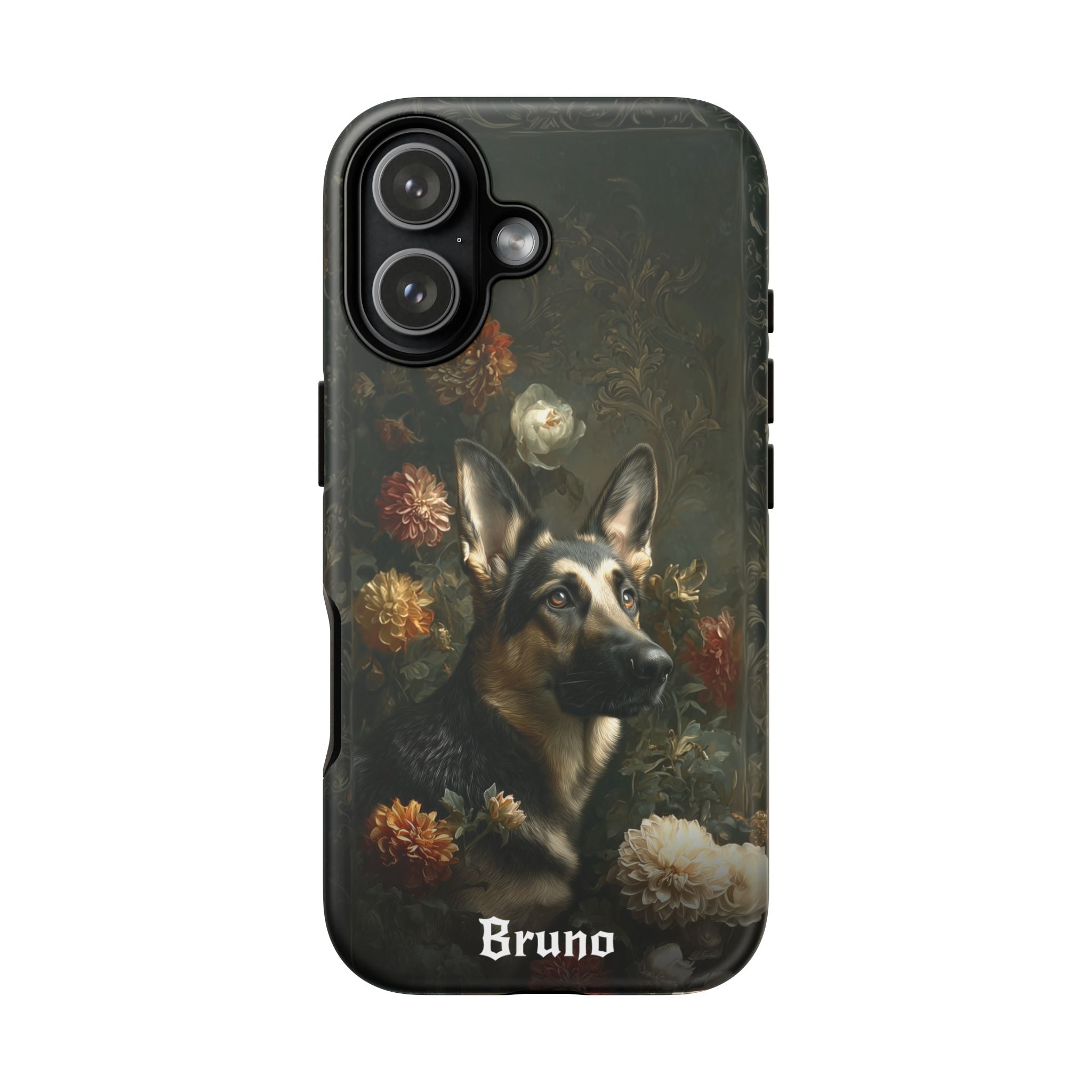 Botanical German Shepherd Phone Case