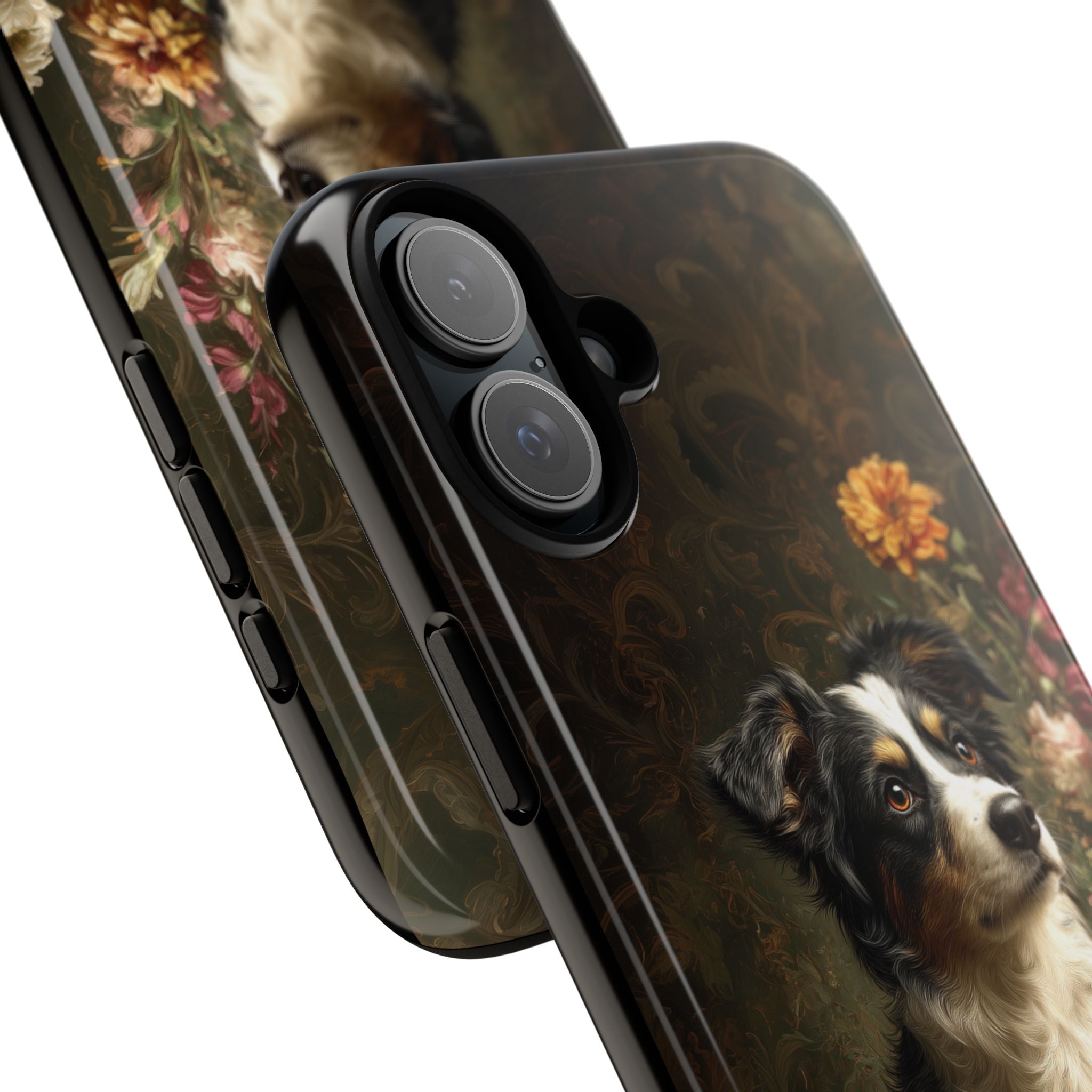 Botanical Australian Shepherd Phone Case