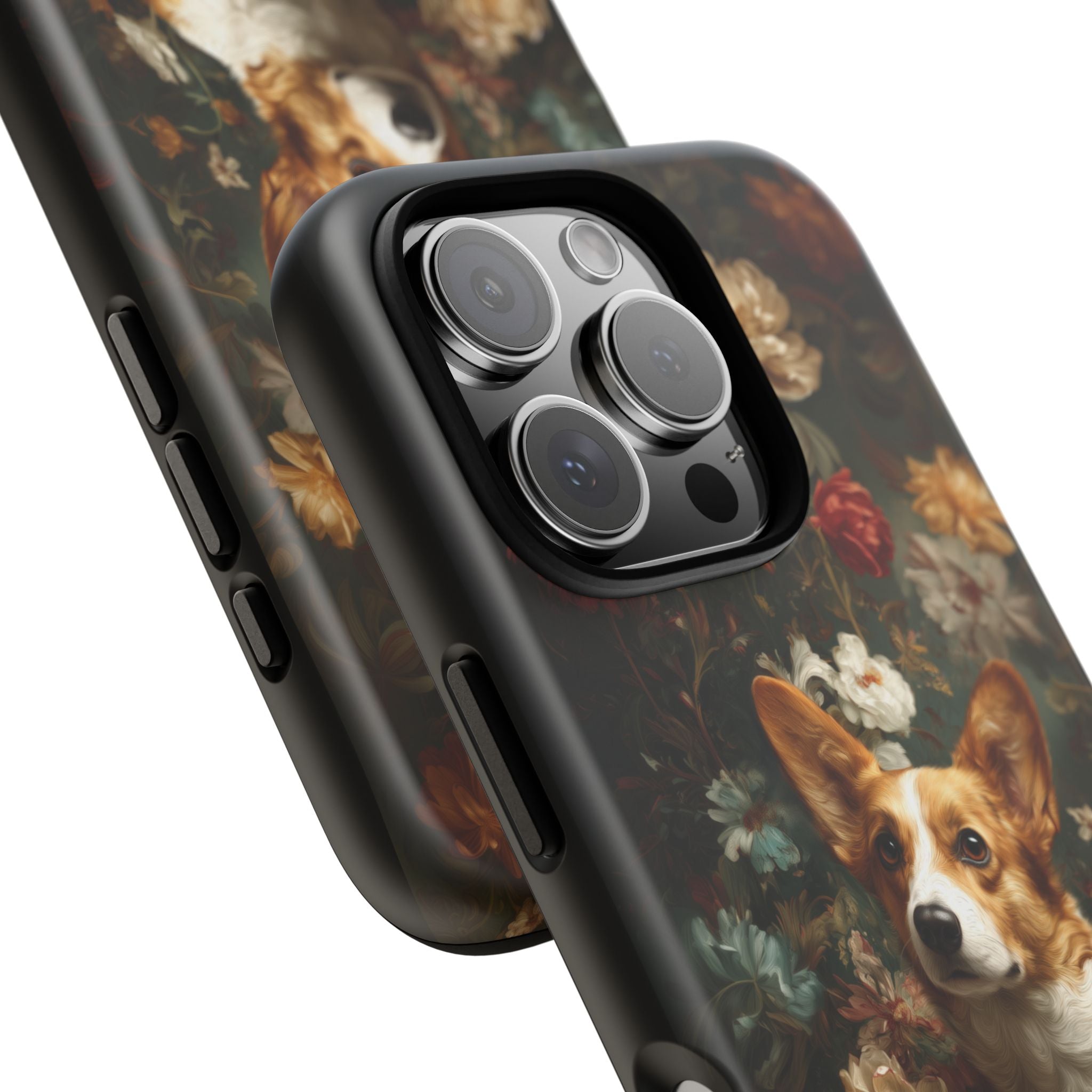 Botanical Corgi Phone Case