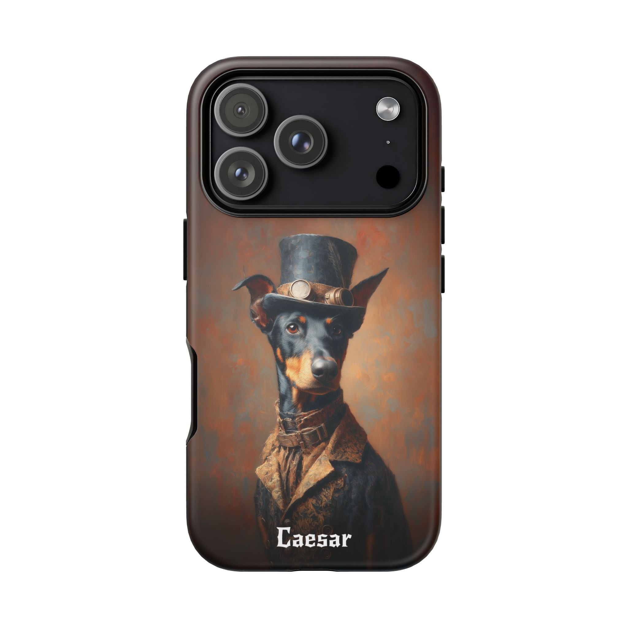 Steampunk Doberman Pinscher Phone Case