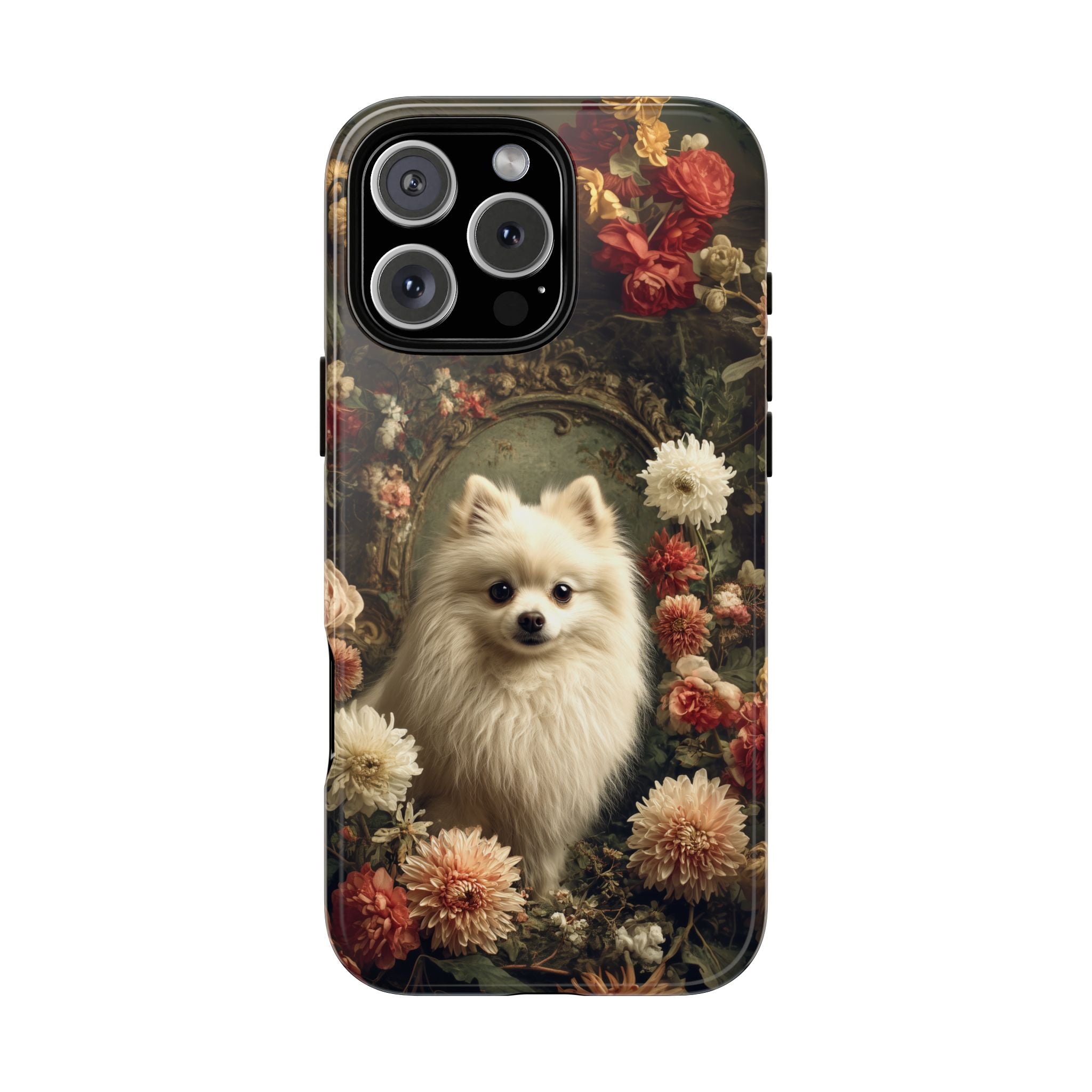 Botanical Pomeranian Phone Case