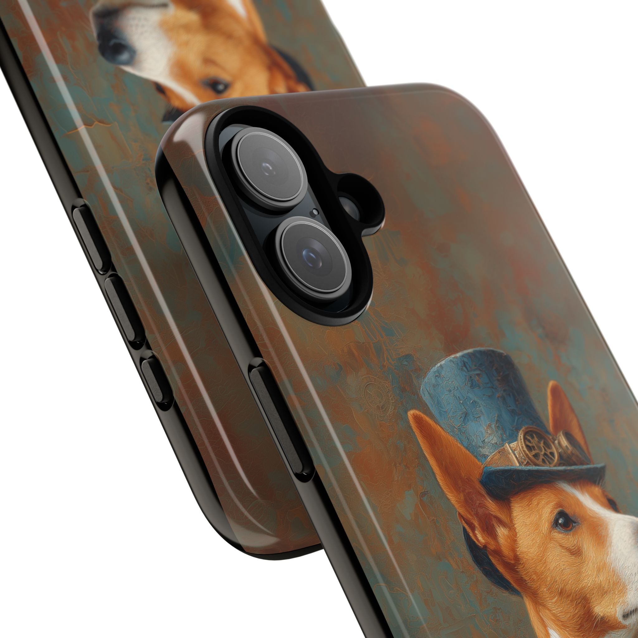 Steampunk Basenji Phone Case