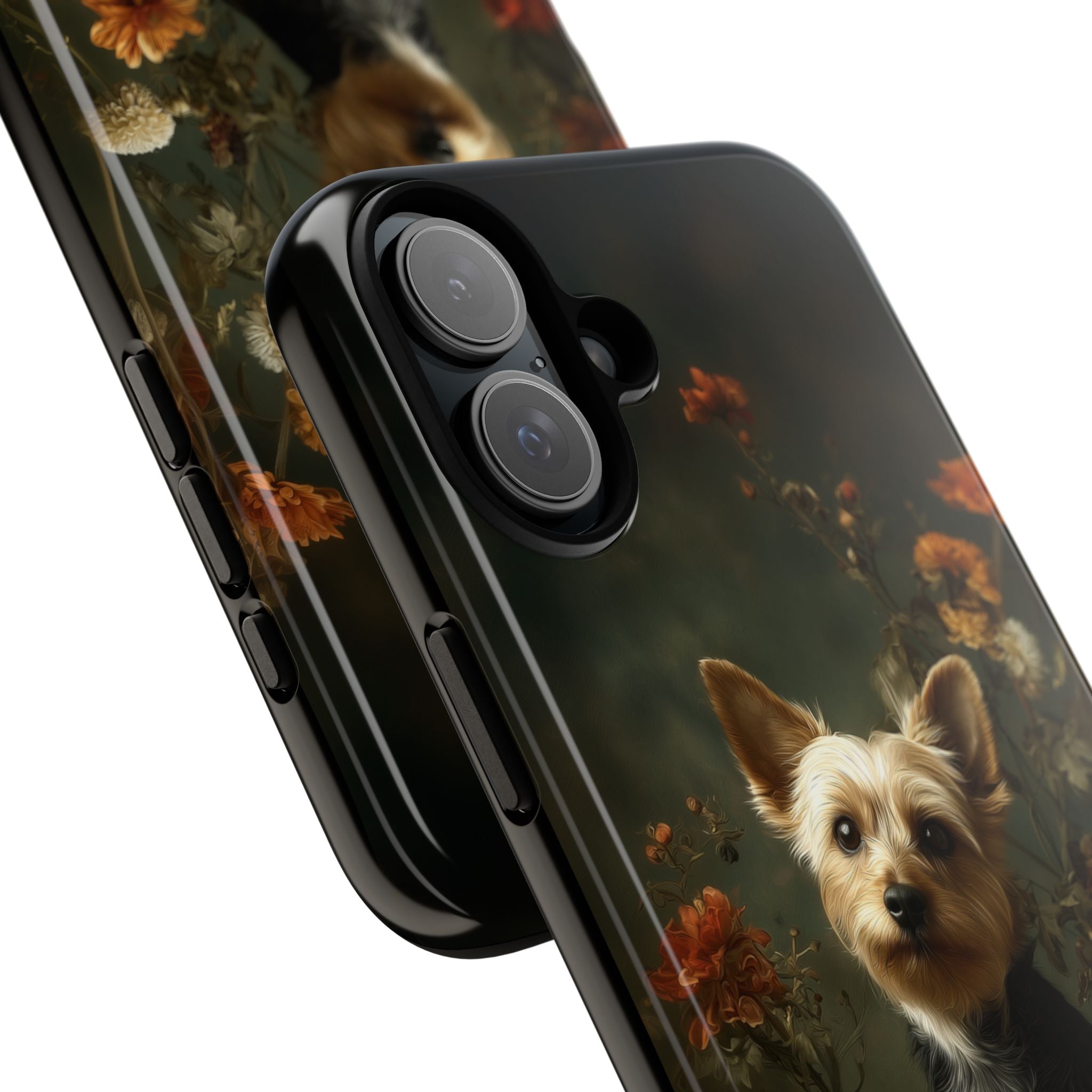 Botanical Yorkshire Terrier Phone Case