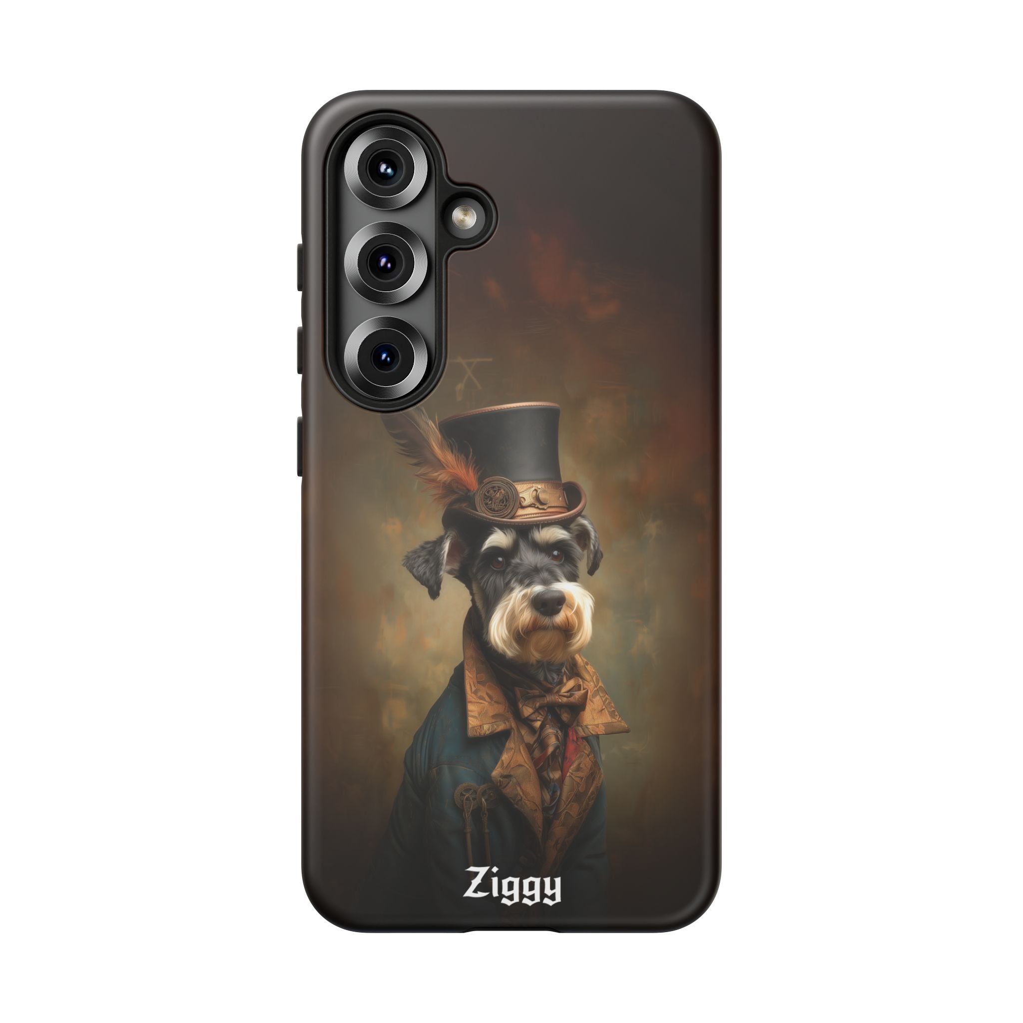 Steampunk Miniature Schnauzer Phone Case