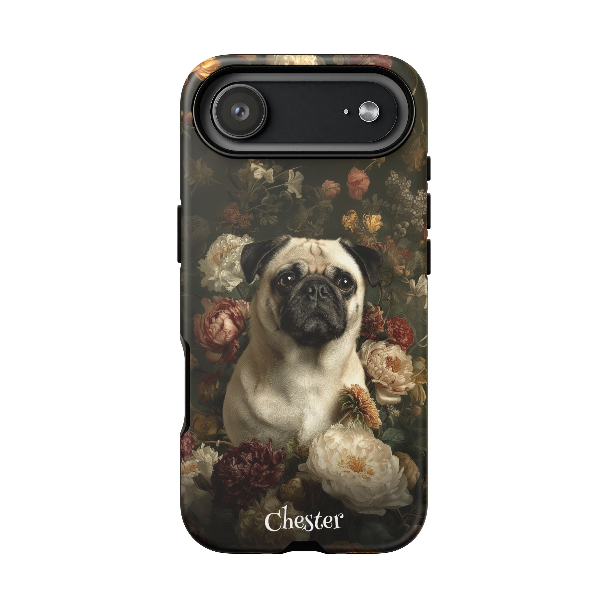 Botanical Pug Phone Case