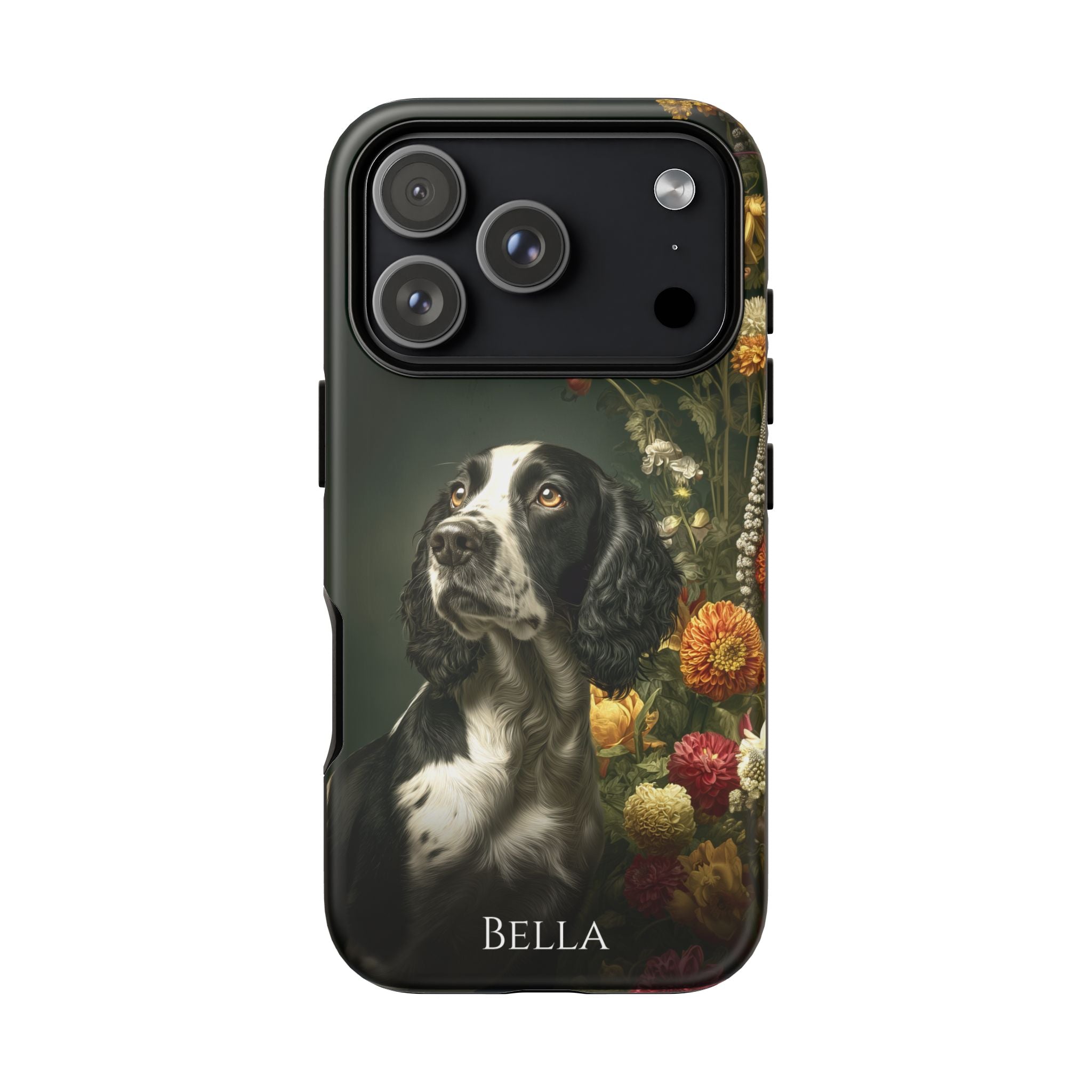 Botanical English Springer Spaniel Phone Case