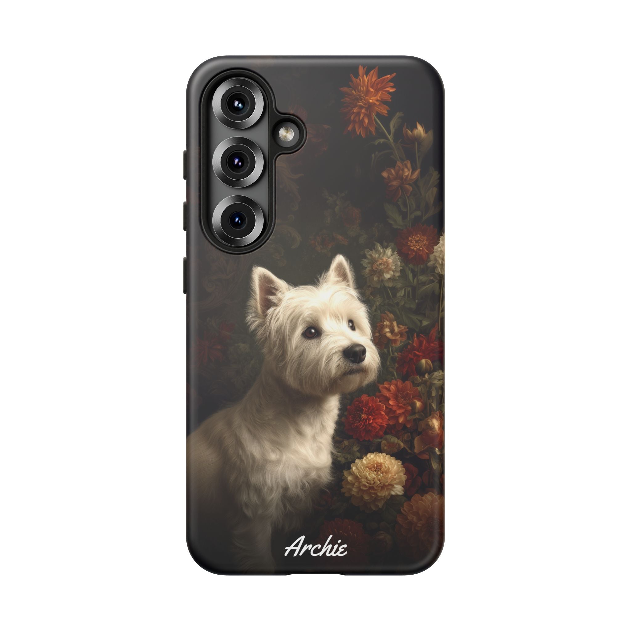 Botanical Westie Phone Case