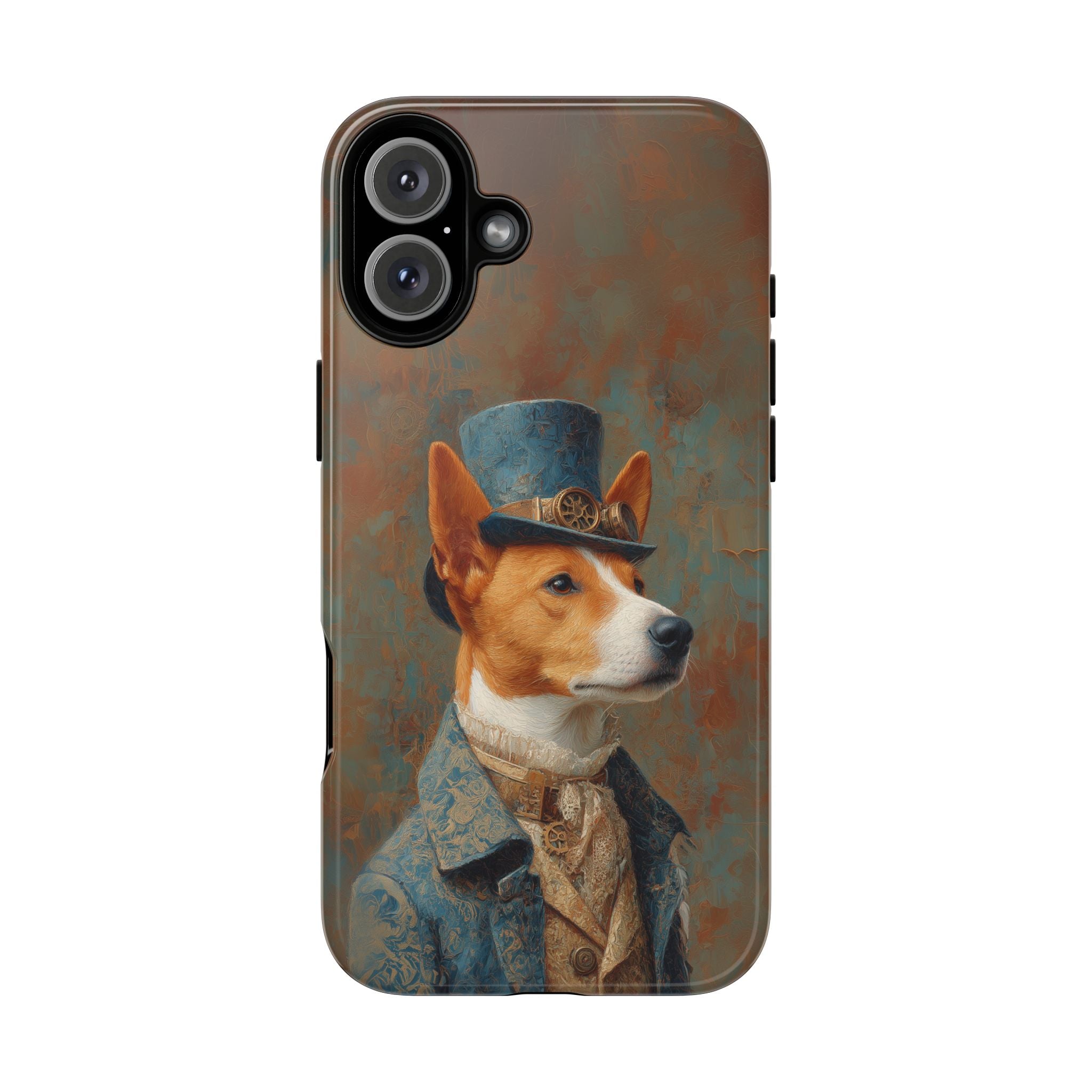 Steampunk Basenji Phone Case