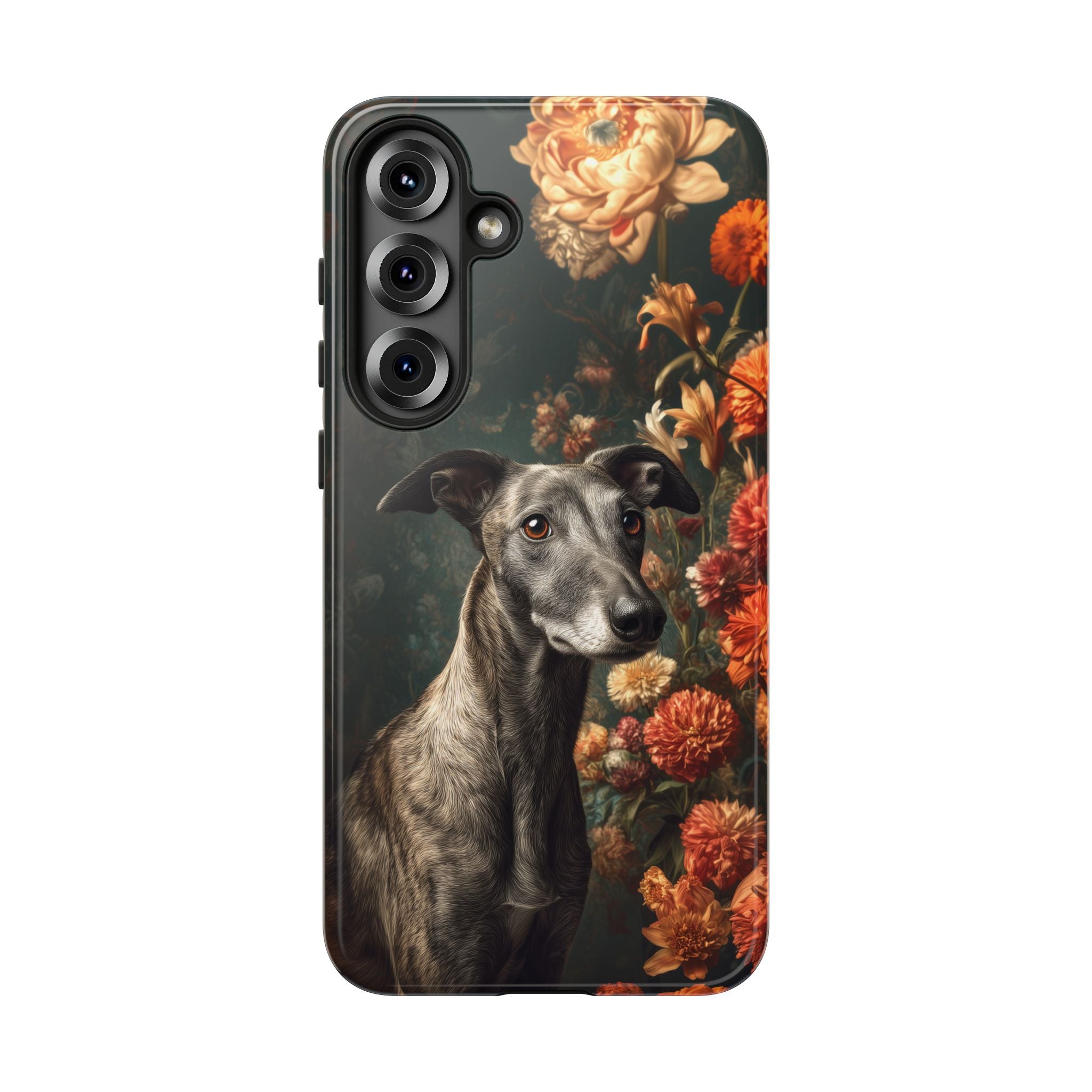 Botanical Greyhound Phone Case