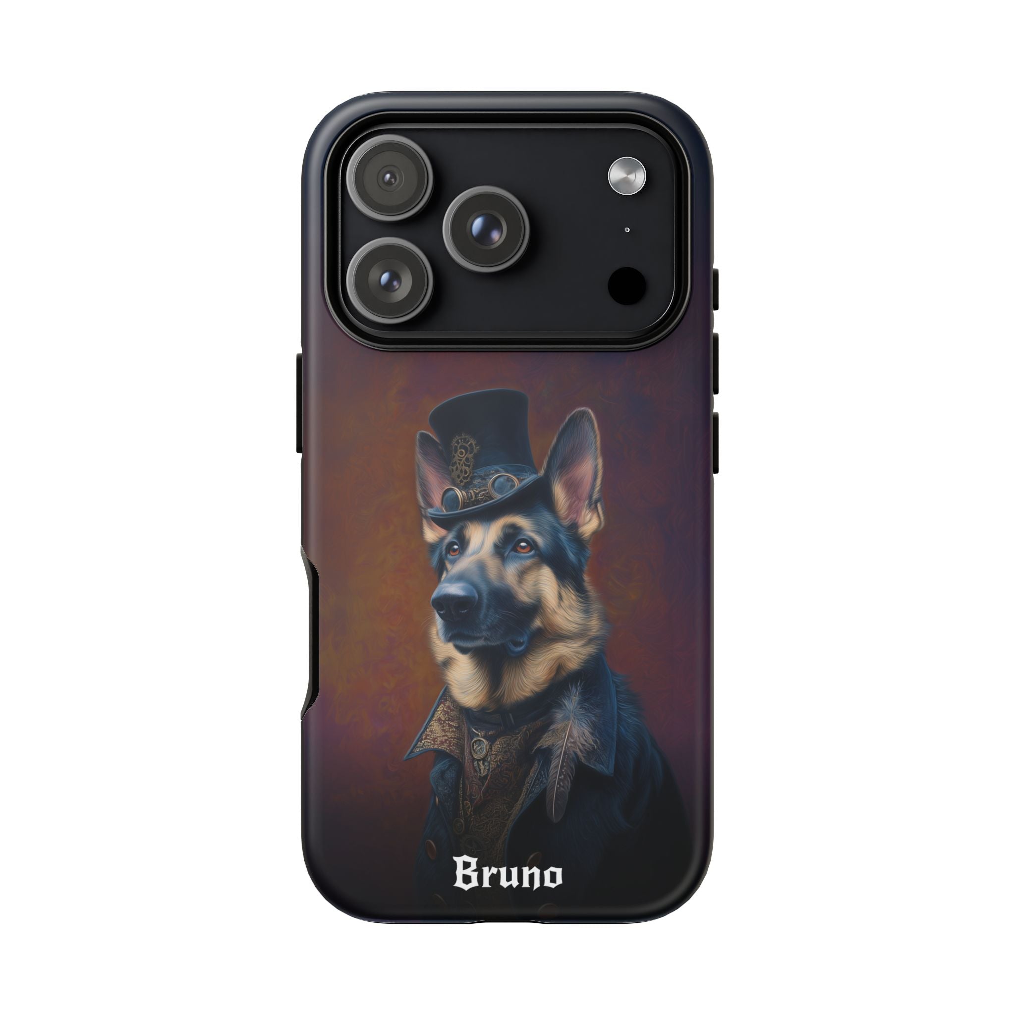 Steampunk German Shepherd Phone Case